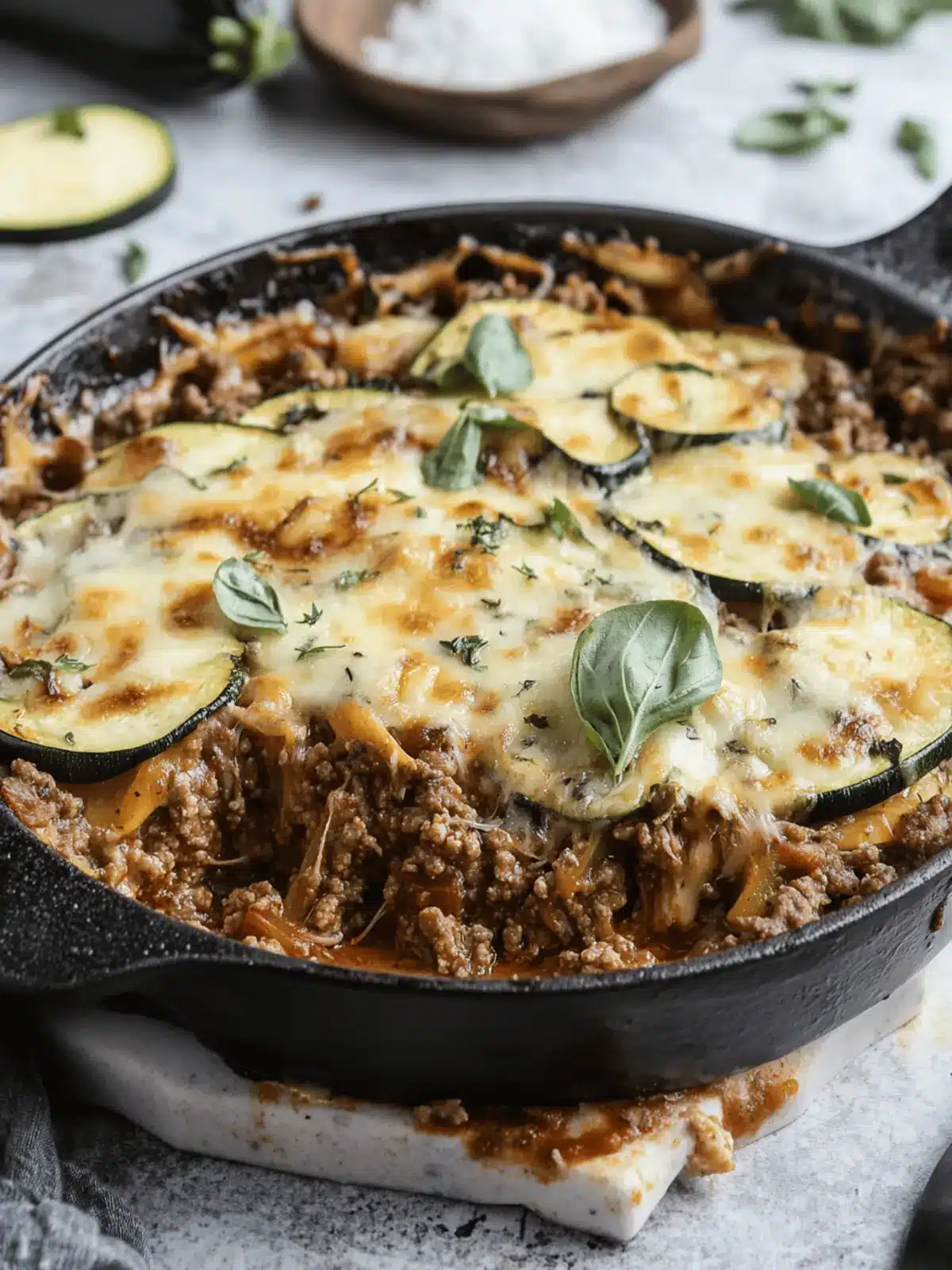 Savory Easy Zucchini Casserole with Ground Beef Low-Carb Delight 3 Savory Easy Zucchini Casserole with Ground Beef Low-Carb Delight