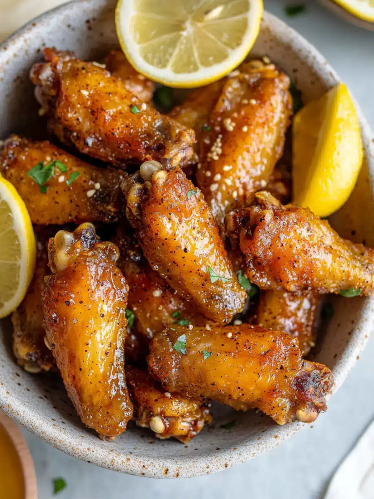 Sweet and Tangy Honey Lemon Pepper Wings in Minutes 3 Honey Lemon Pepper Wings