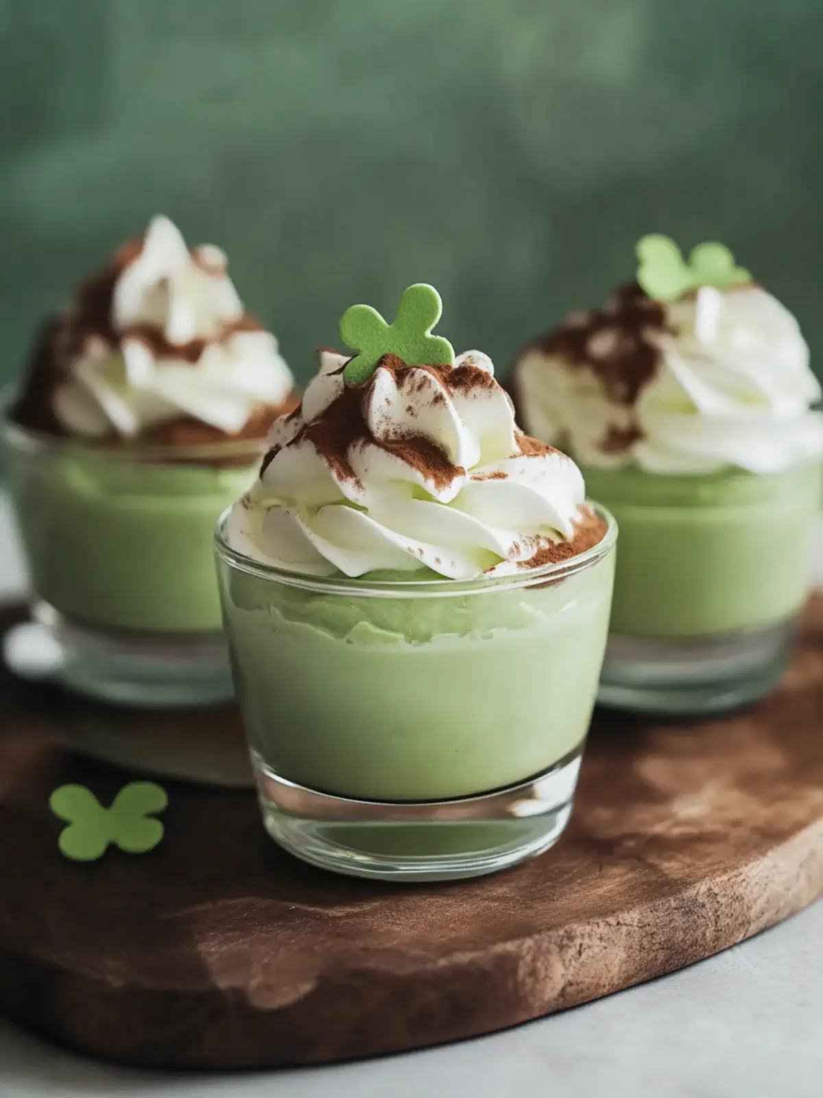 Shamrock Shake Pudding Cups: A Festive Twist on Dessert 3 Shamrock Shake Pudding Cups