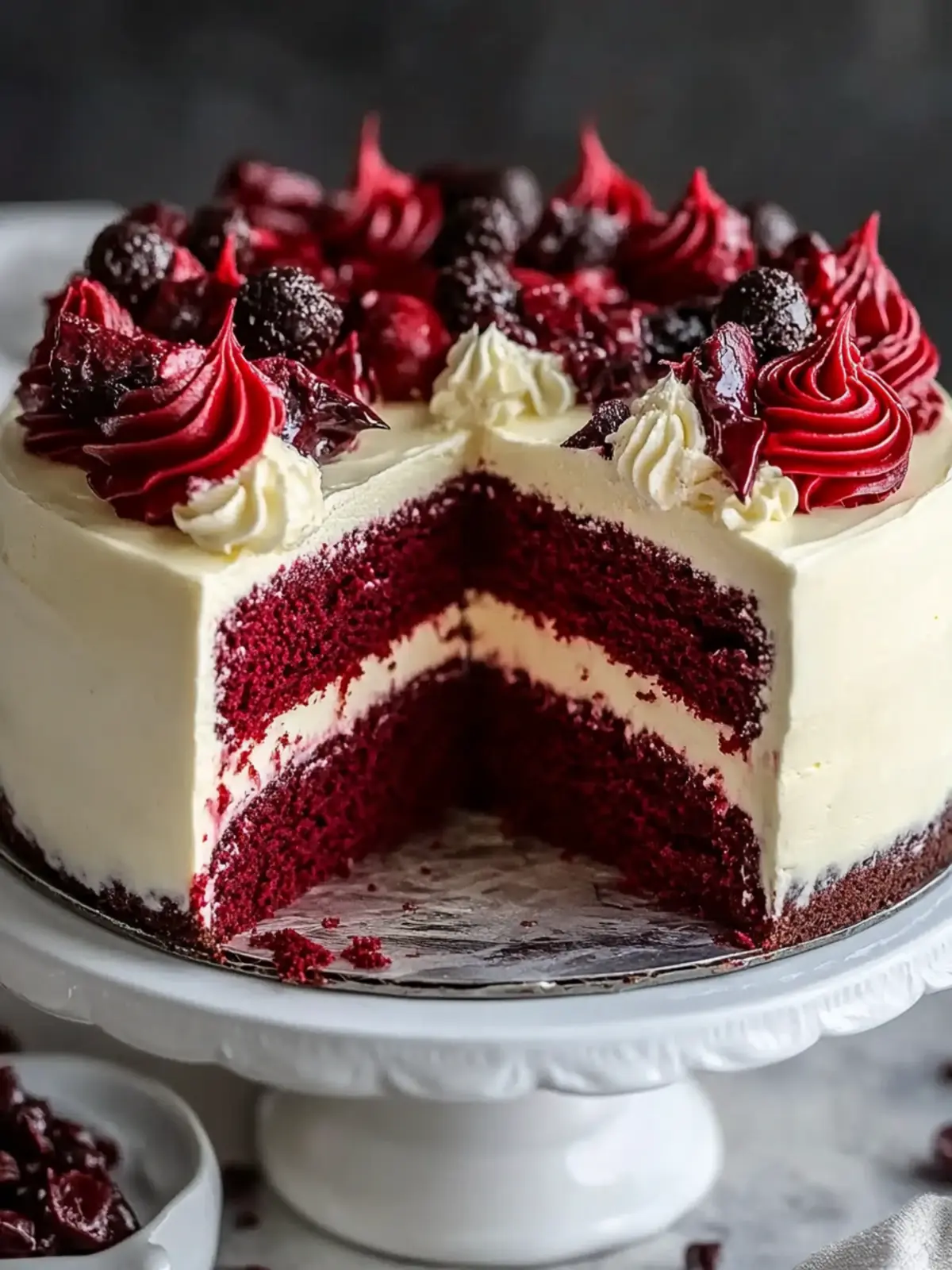 Decadent Red Velvet Cheesecake Layer Cake Recipe You'll Love 4 Red Velvet Cheesecake Layer Cake Recipe