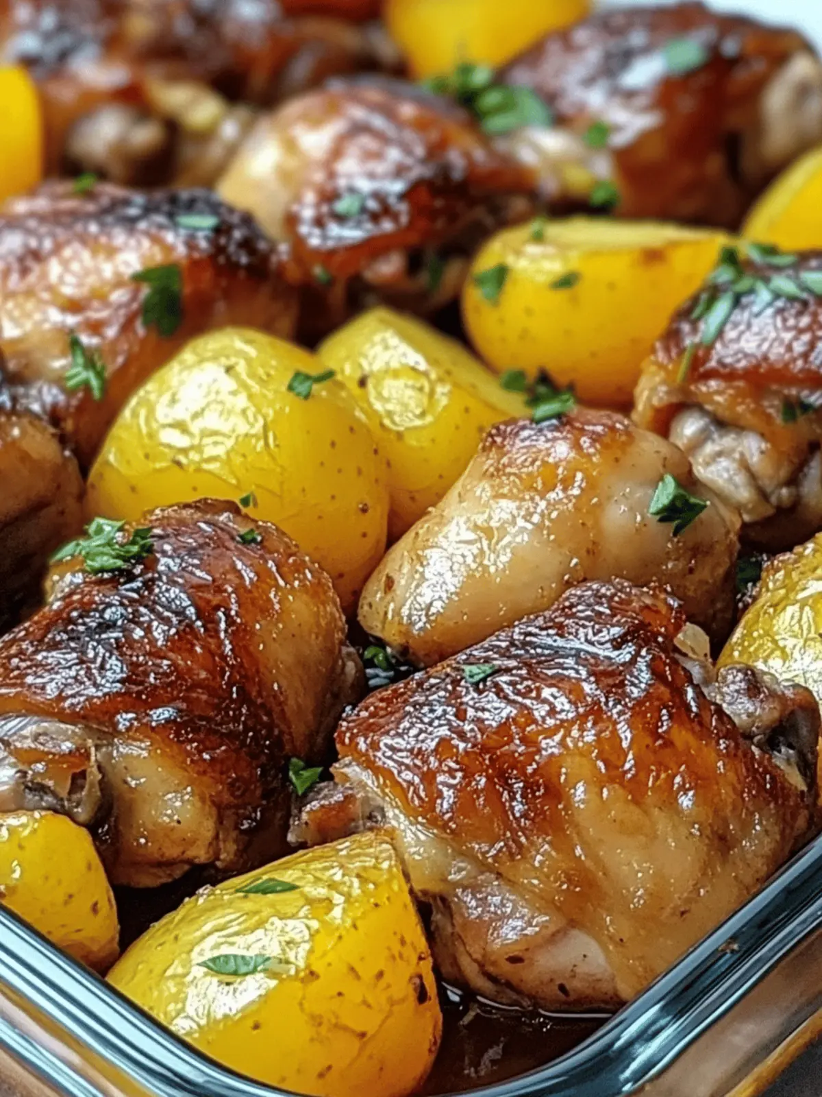 Savory Chicken Thighs and Potatoes for Cozy Family Dinners 4 chicken thighs and potatoes