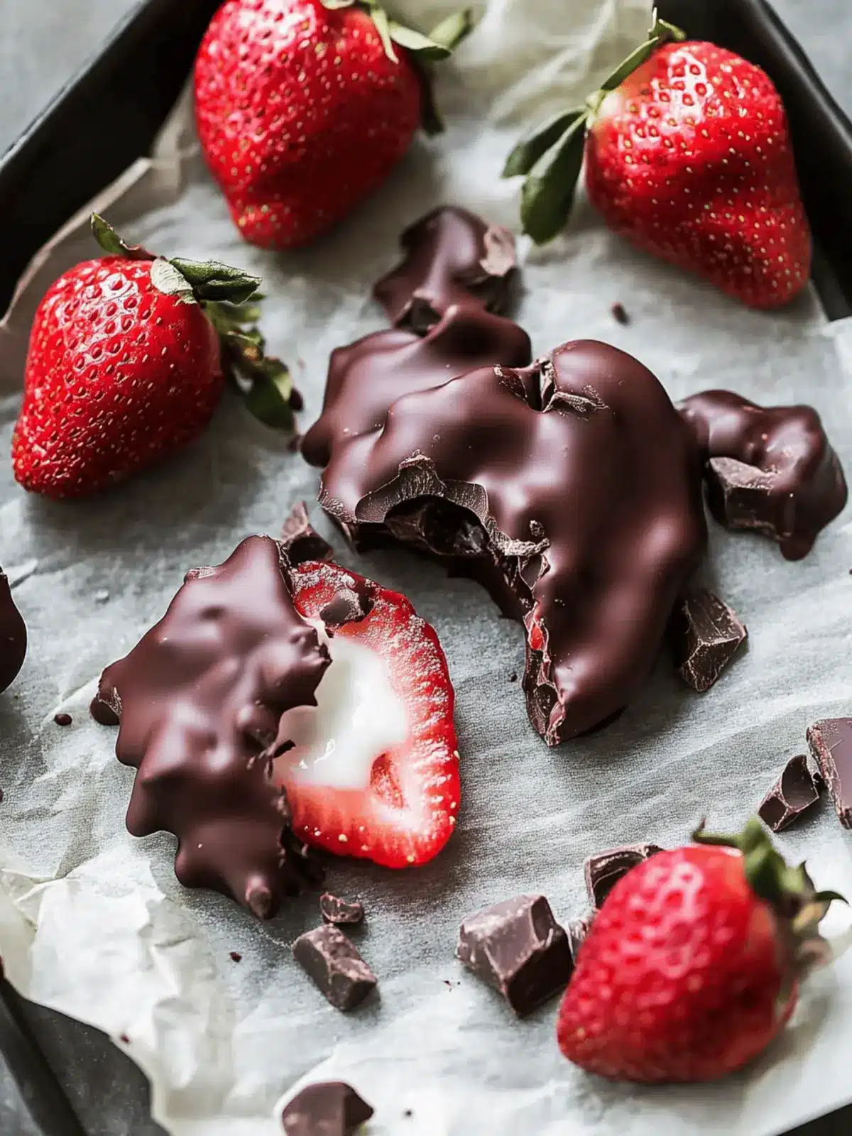 Chocolate-Covered Strawberry Yogurt Clusters for Guilt-Free Indulgence 3 Chocolate-Covered Strawberry Yogurt Clusters
