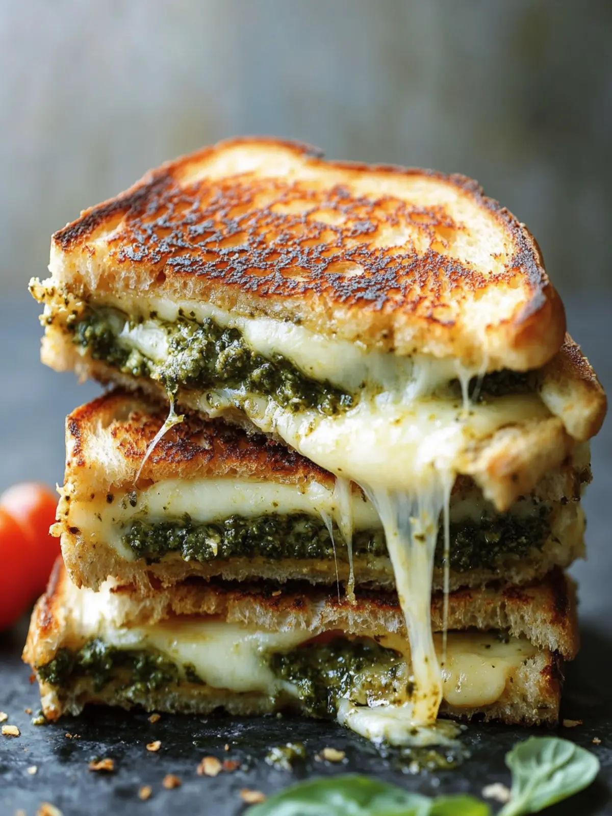 Melt in Your Mouth Sourdough Pesto Grilled Cheese Delight 3 Sourdough Pesto Grilled Cheese