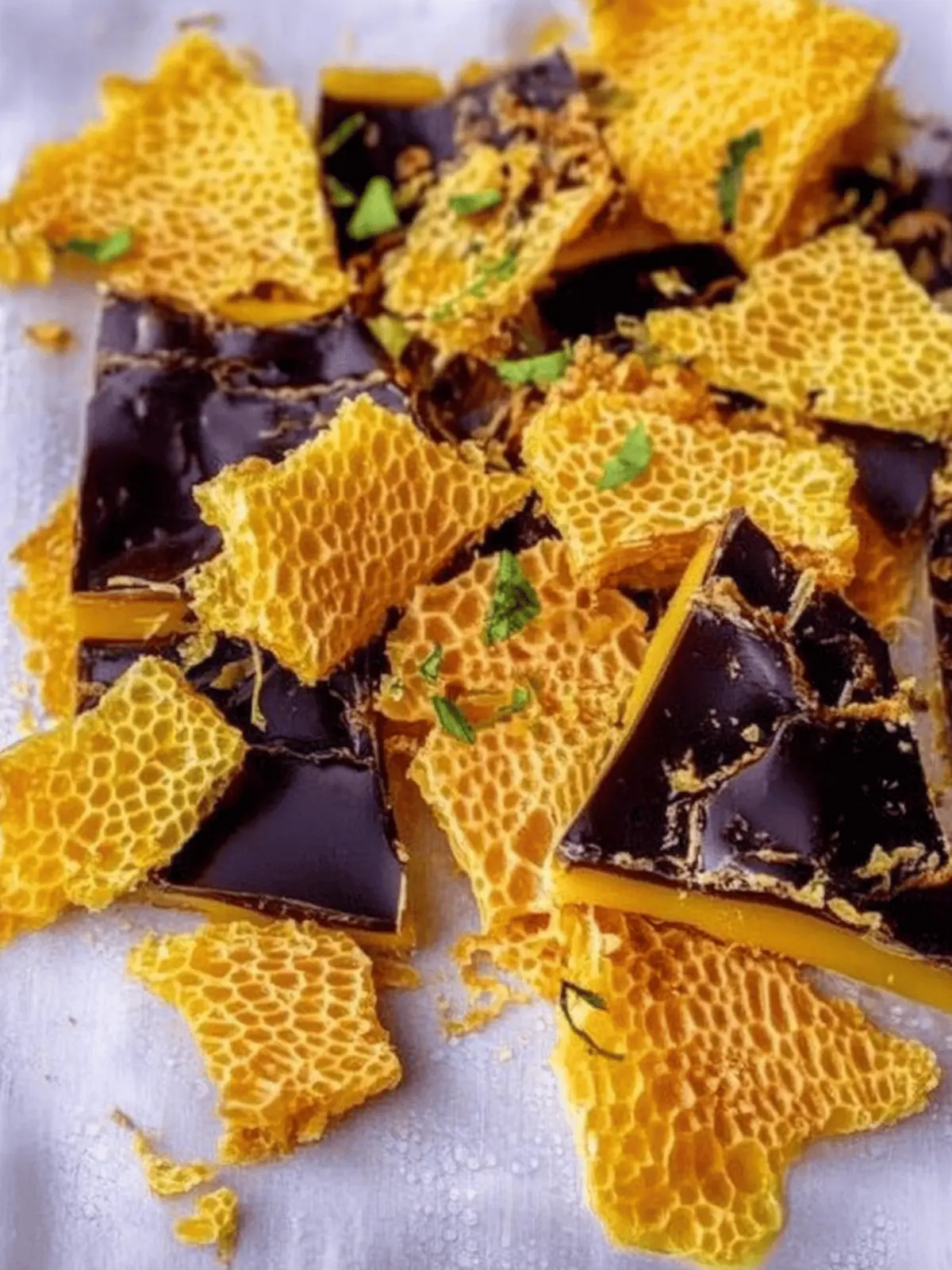 Homemade Sponge Toffee: Simple Honeycomb Candy Magic 4 Sponge Toffee (Honeycomb Toffee)