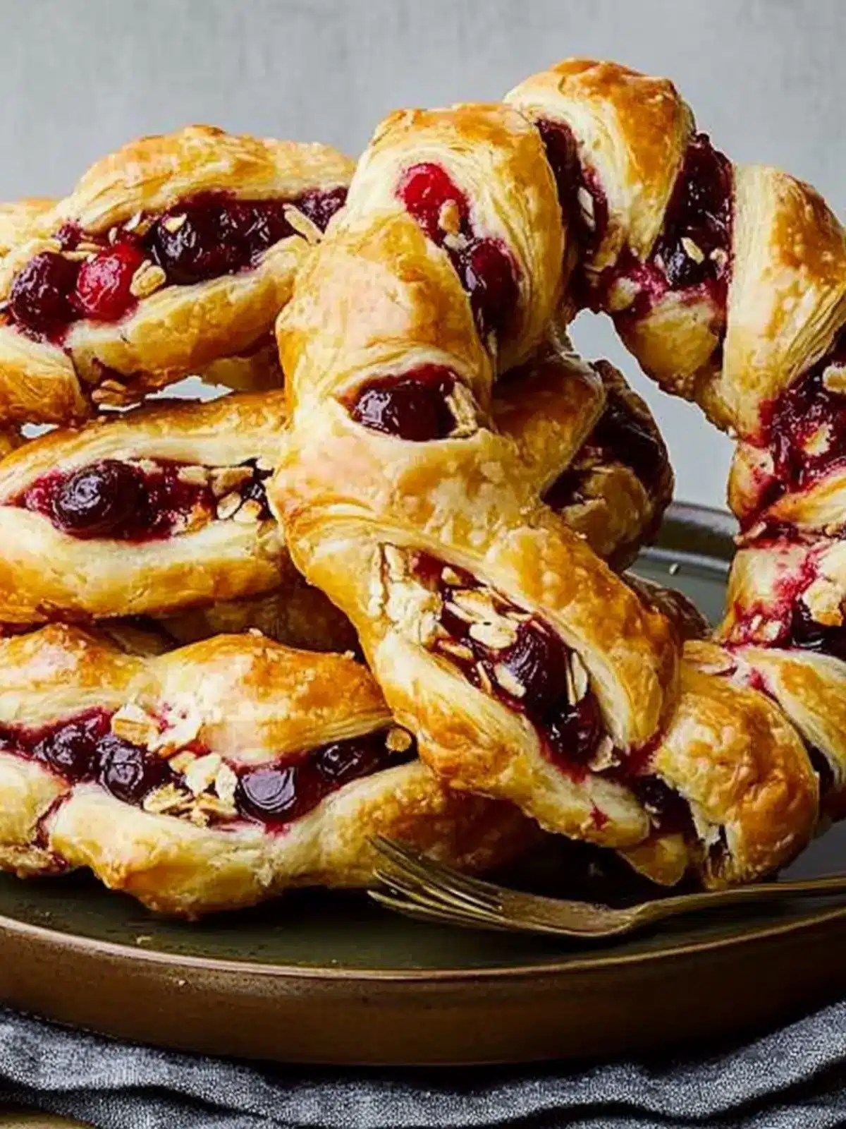 Cranberry-Feta Puff Pastry Wreaths for Effortless Holiday Cheers 3 Cranberry-Feta Puff Pastry Wreaths