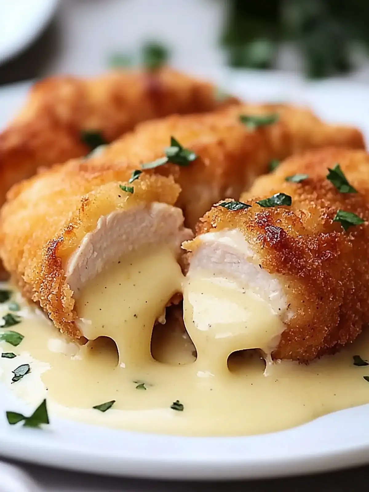 Delicious Chicken Cordon Bleu with Swiss Cheese Sauce Recipe 4 Chicken Cordon Bleu with Swiss Cheese Sauce is delicious.