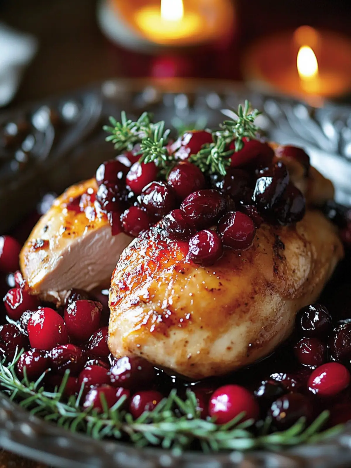 Savory Cranberry Chicken with Maple Orange Glaze Delight 3 Cranberry Chicken