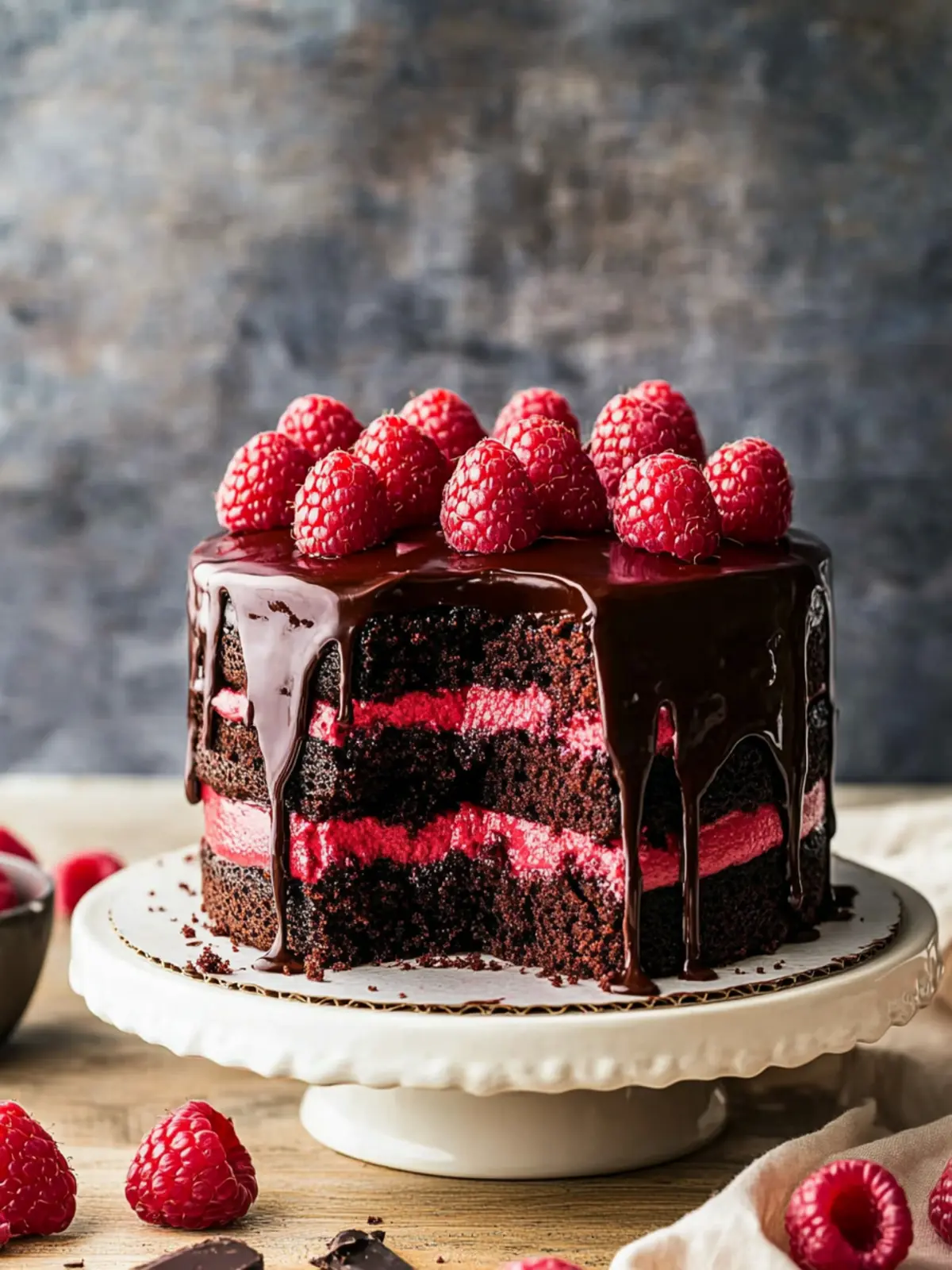 Decadent Chocolate Raspberry Cake for Every Celebration 2 Chocolate Raspberry Cake