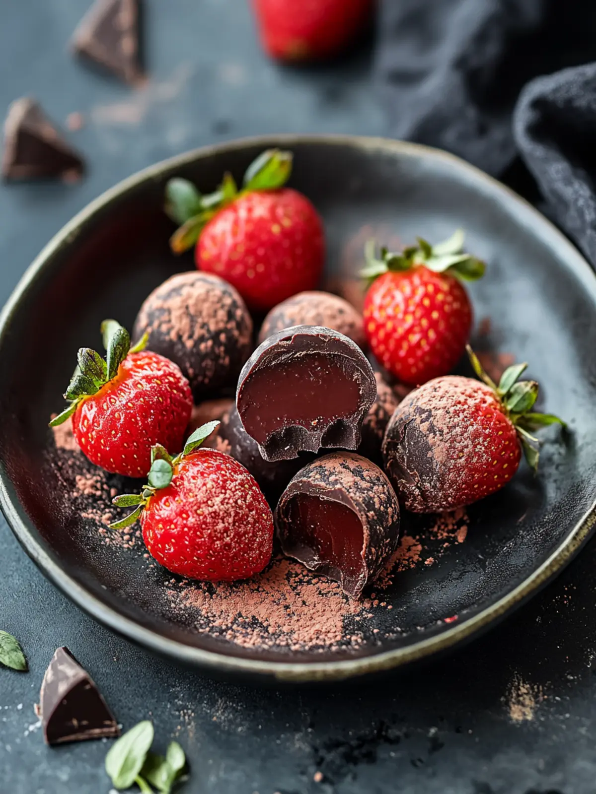 Decadent Strawberry Dark Chocolate Truffles You ll Crave 4 Decadent Strawberry Dark Chocolate Truffles