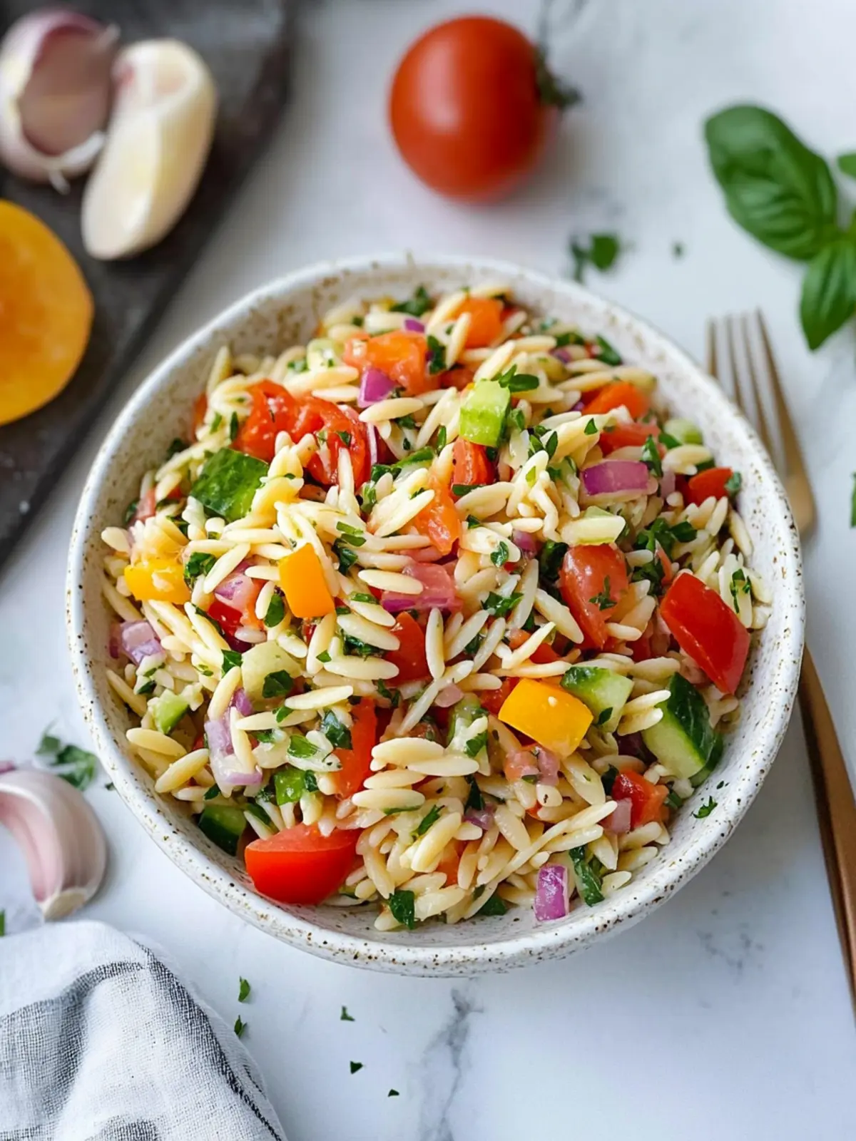Vibrant Rainbow Orzo Salad: A Summer Gem You ll Love 2 Rainbow Orzo Salad