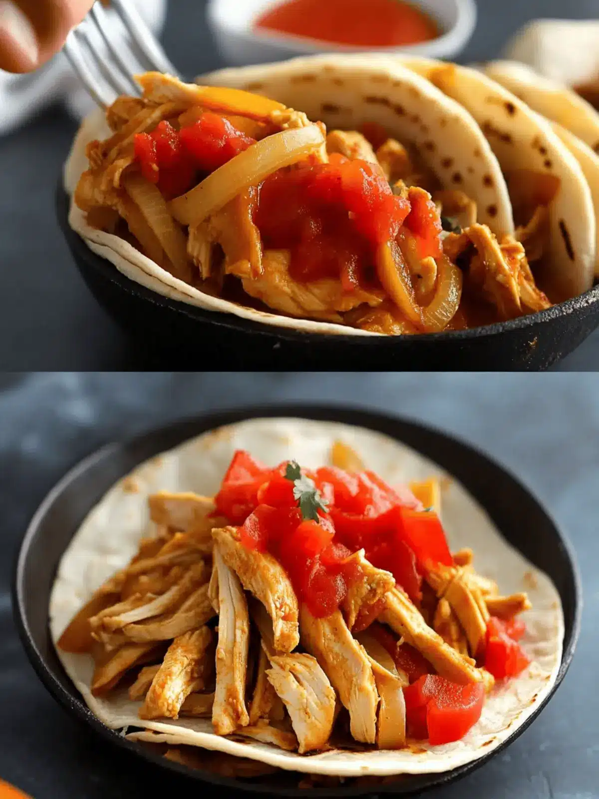 Skillet Chicken Fajitas with Rotisserie Chicken Made Easy 4 Skillet Chicken Fajitas with Rotisserie Chicken