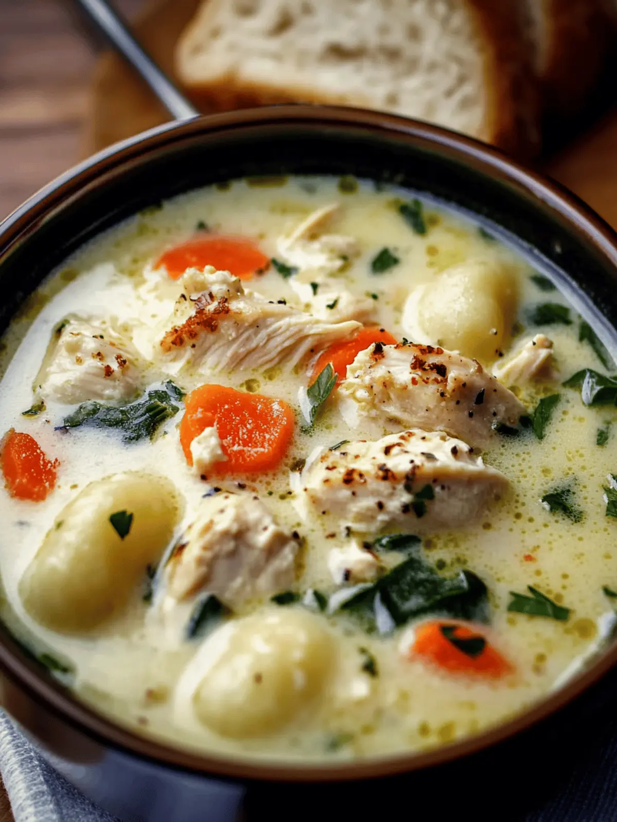 Comforting Olive Garden Chicken Gnocchi Soup Recipe You ll Love 2 Olive Garden Chicken Gnocchi Soup Recipe and Guide