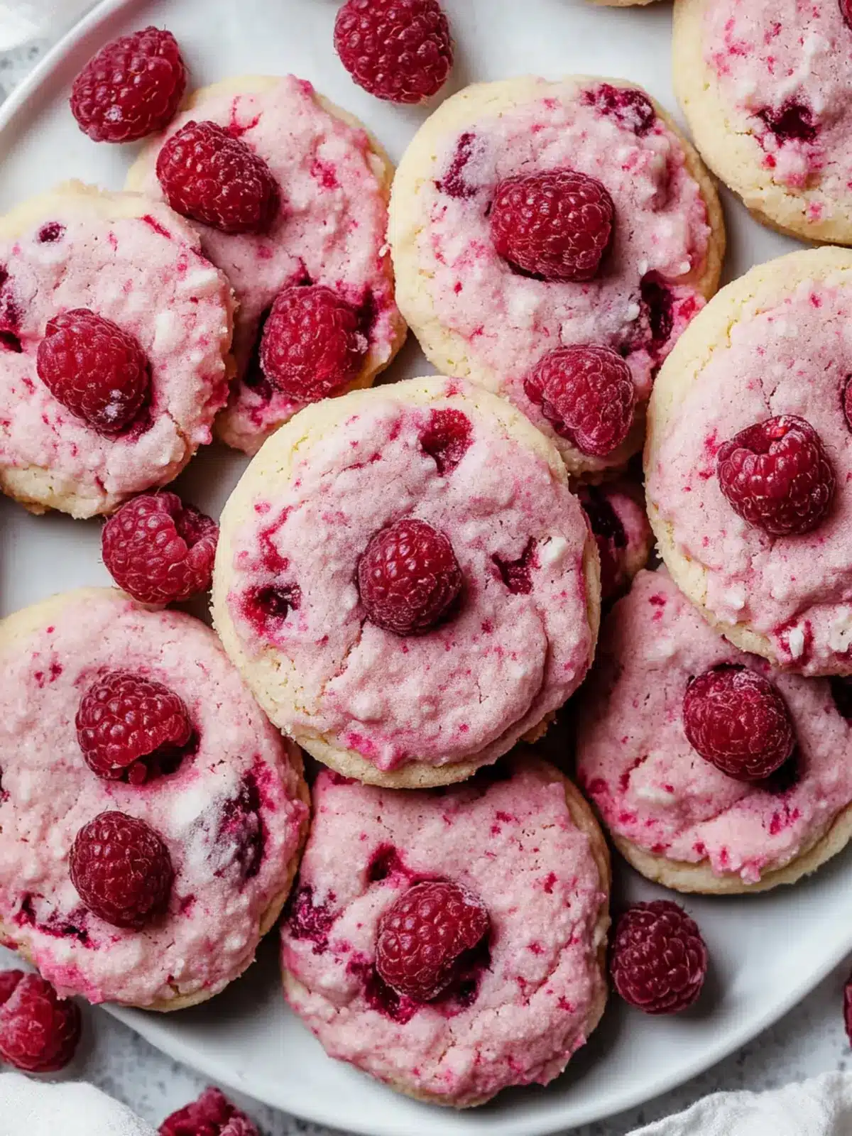 Gooey Raspberry Cookies That Melt in Your Mouth 3 Raspberry Cookies