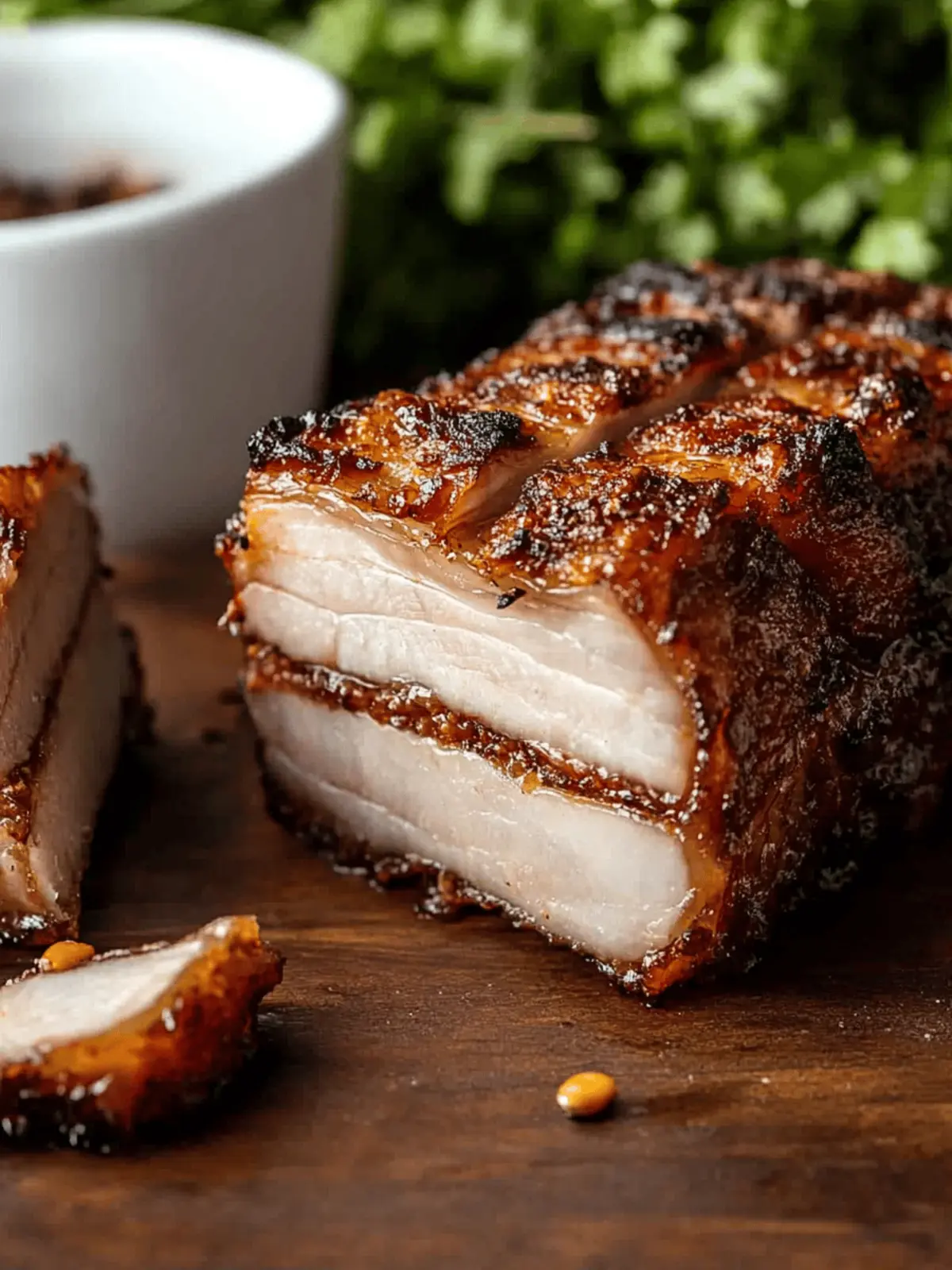 Irresistibly Crispy Roasted Pork Belly with Herb Marinade 4 Roasted Pork Belly