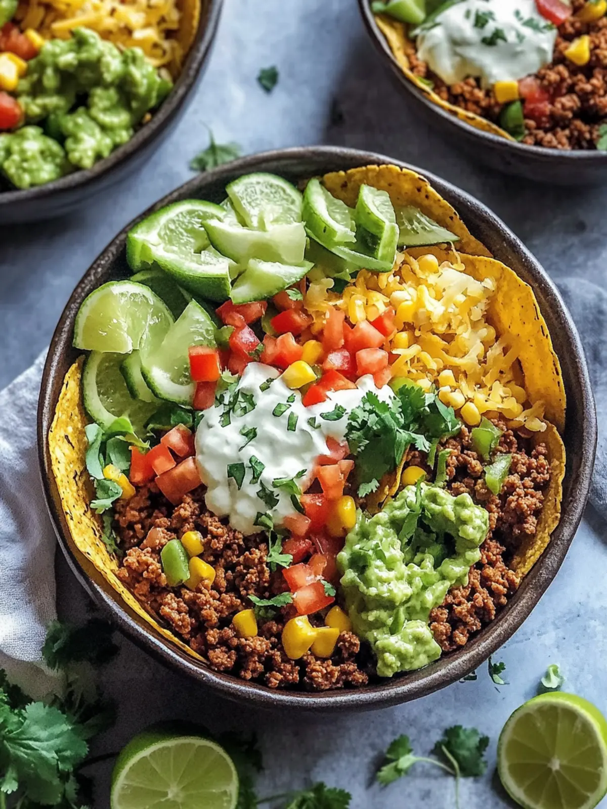 Tasty Ground Beef Taco Bowls for Fun Family Dinner Nights 4 Tasty Ground Beef Taco Bowls
