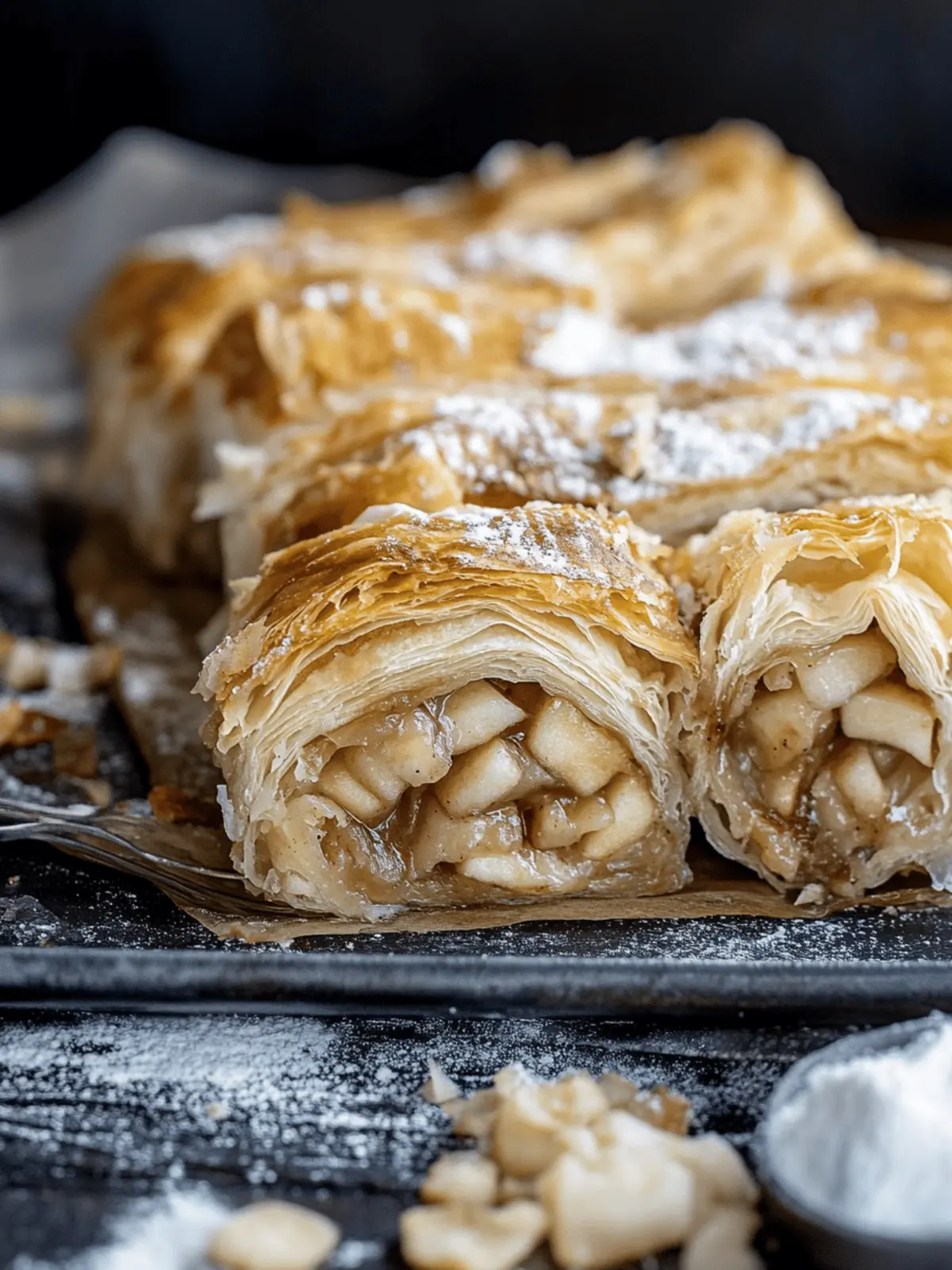 Flaky Apple Strudel Recipe for Quick Homemade Delight 2 Apple Strudel Recipe
