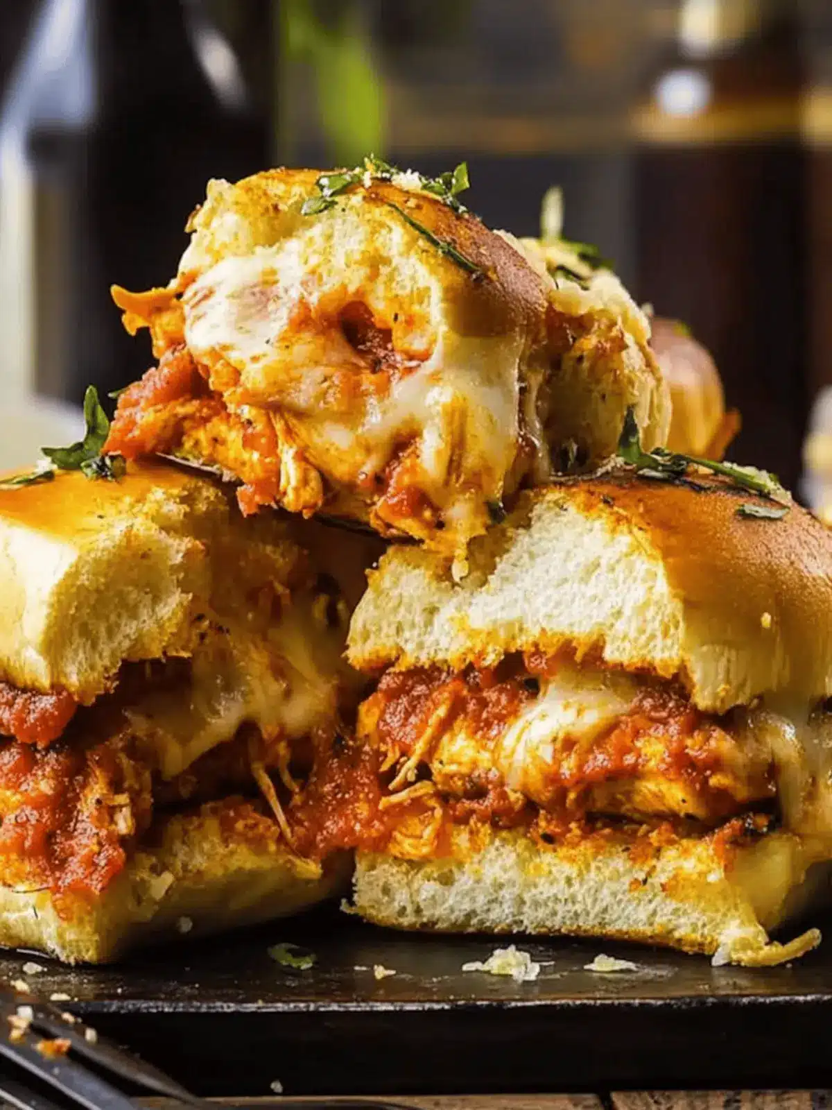 Savor Easy Chicken Parmesan Sliders for Effortless Gatherings 2 Chicken Parmesan Sliders