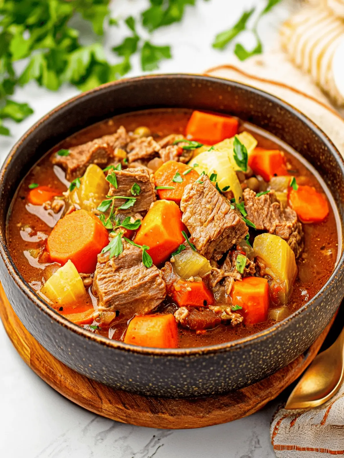Cozy Up with Hearty Vegetable Beef Stew for Chilly Nights 3 Vegetable Beef Stew