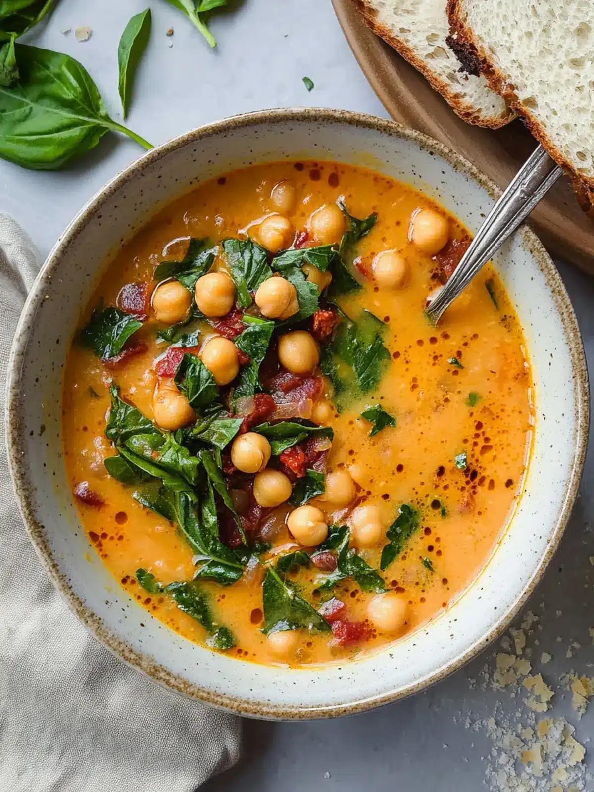 Cozy Tuscan Chickpea Soup - A Vegan Comfort Bowl 4 Tuscan Chickpea Soup