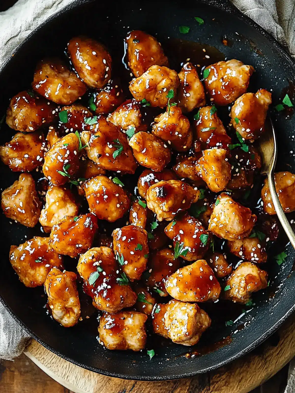 Savory Honey Garlic Chicken Bites for Quick Family Dinners 2 Honey Garlic Chicken Bites