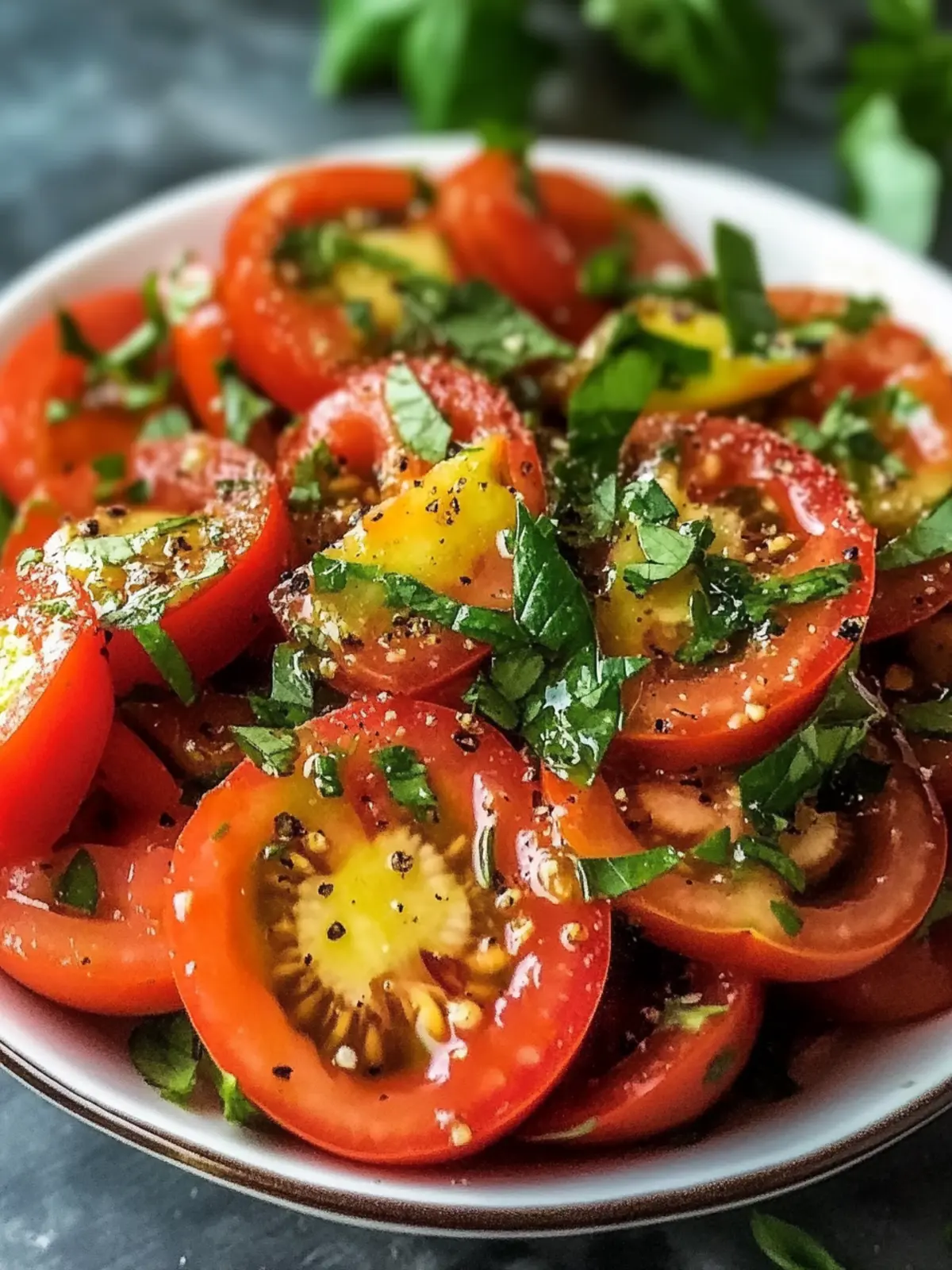 Zesty Egyptian Tomato Salad Bursting with Fresh Herbs Bliss 3 Zesty Egyptian Tomato Salad Bursting with Fresh Herbs