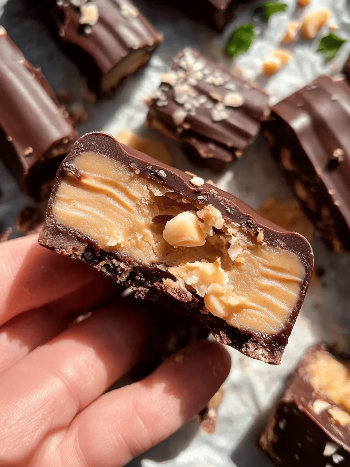 Homemade Protein Snickers Bars: A Tasty Paleo, Vegan Treat 4 Homemade Protein Snickers Bars (Paleo, Vegan)