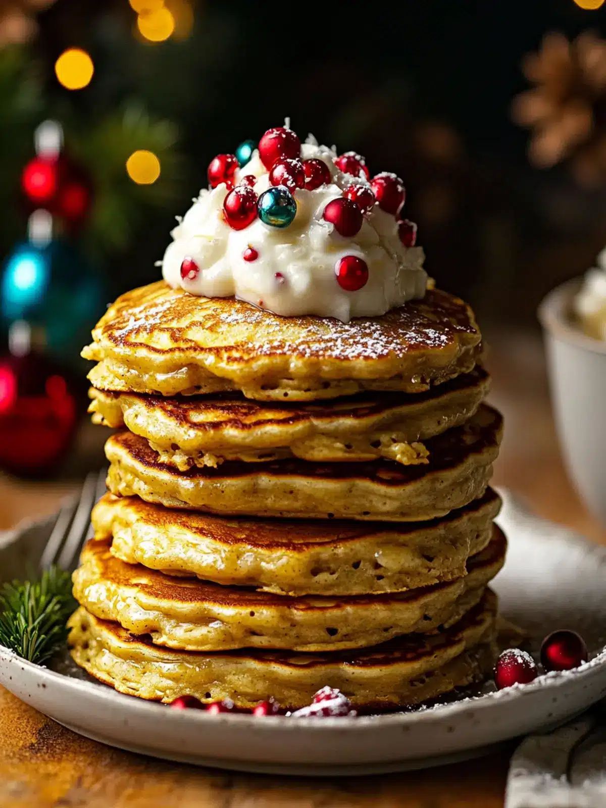 Delightful Christmas Morning Eggnog Pancakes for a Cozy Breakfast 3 Christmas Morning Eggnog Pancakes