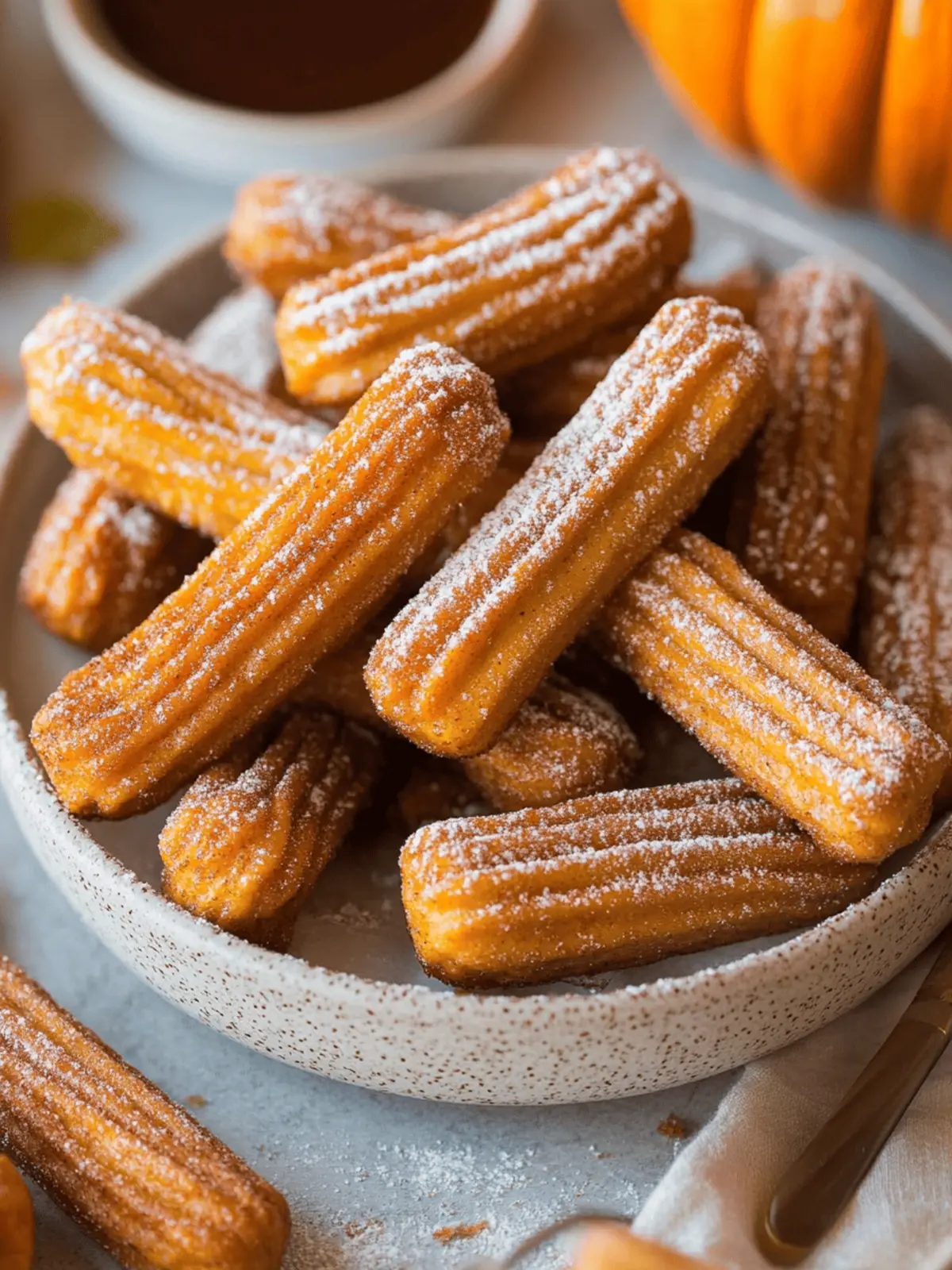 Irresistible Baked Pumpkin Churros for Guilt-Free Indulgence 4 Baked Pumpkin Churros