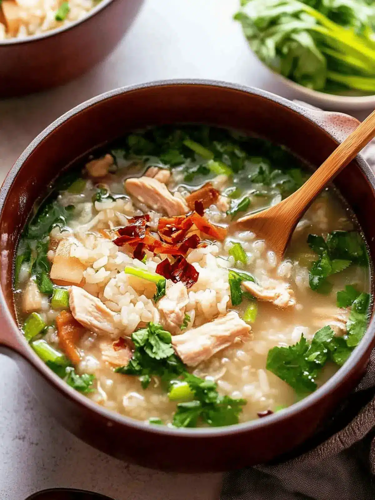 Delicious Chinese Rice Soup Quick and Easy Comfort Food 4 Chinese Rice Soup quick and easy