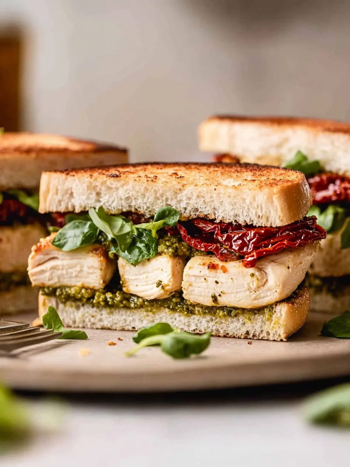 Sun-Dried Tomato Pesto Chicken Sandwich for Summer Bliss 2 Sun-Dried Tomato Pesto Chicken Sandwich