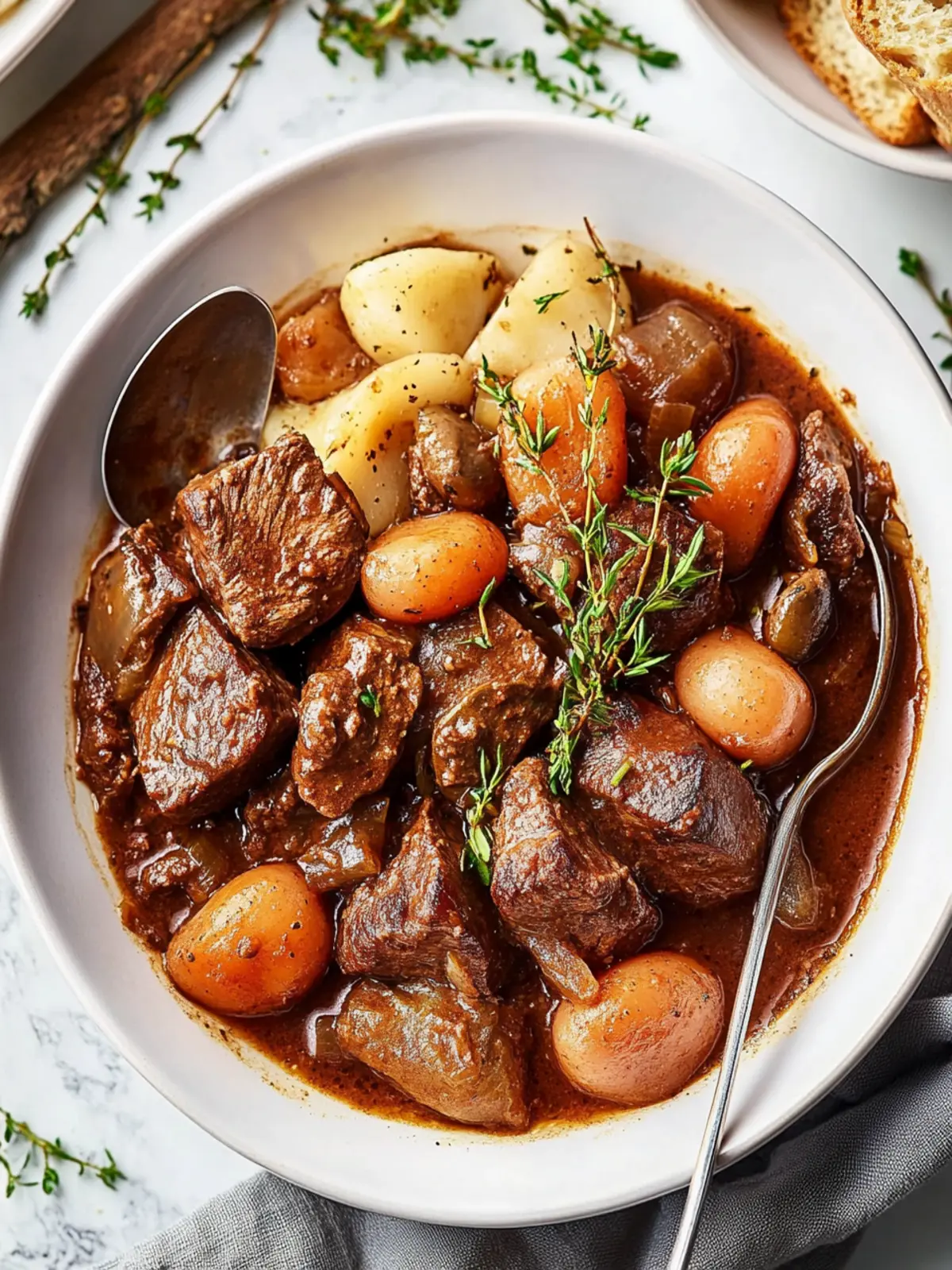 Hearty Venison Bourguignon: A Cozy Deer Meat Delight 2 Venison Bourguignon (Deer Meat Recipe)