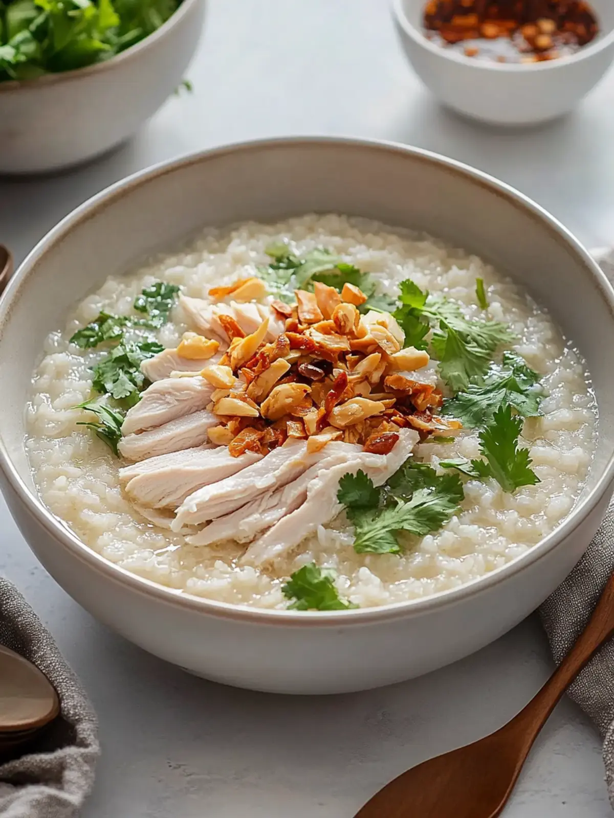 Savor Comfort with Chao Ga: Vietnamese Chicken Rice Porridge 2 Chao Ga (Vietnamese Chicken Rice Porridge)