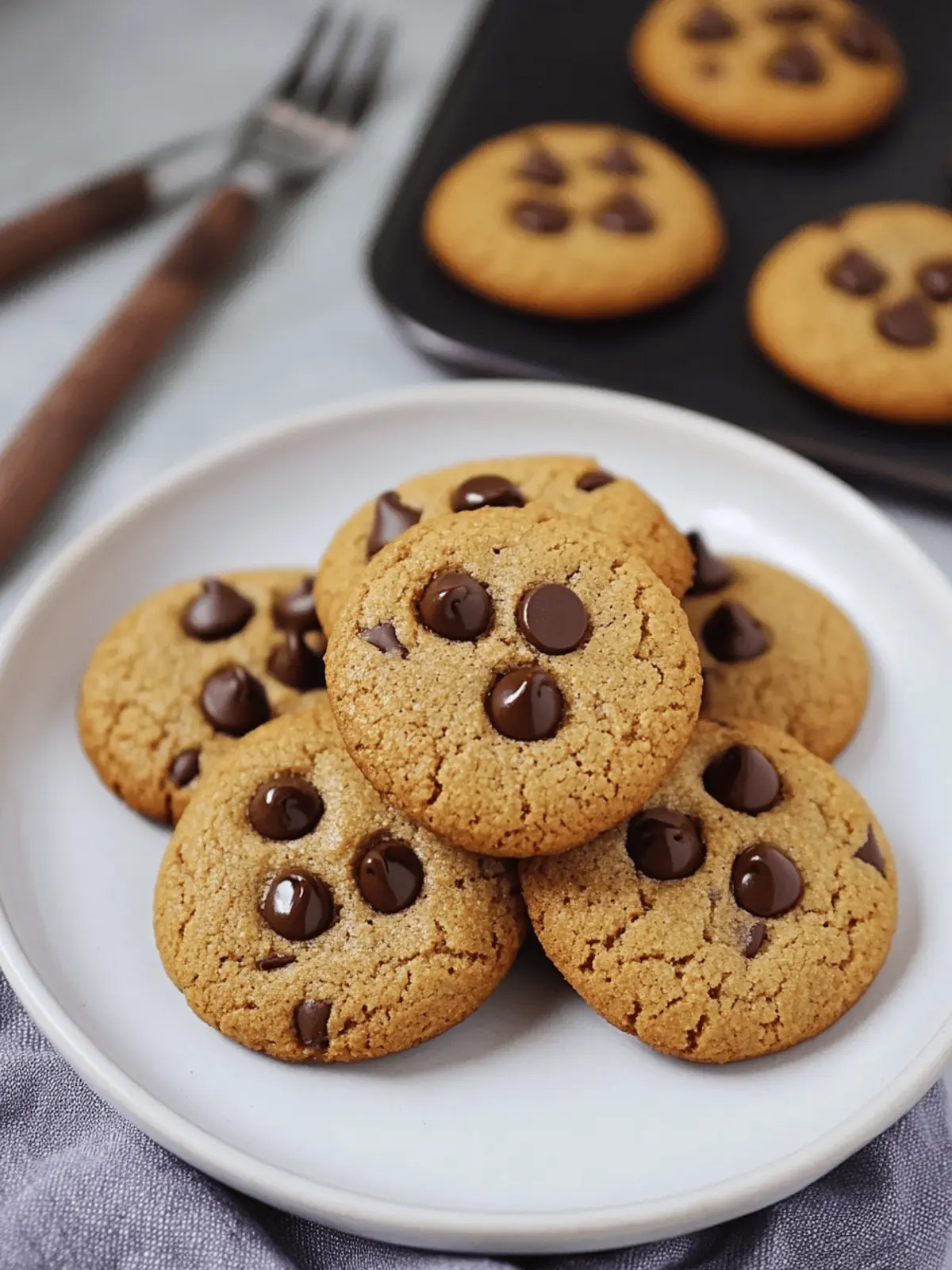 Protein-Packed Vegan Chocolate Chip Cookies You'll Love 2 Vegan Chocolate Chip Cookies