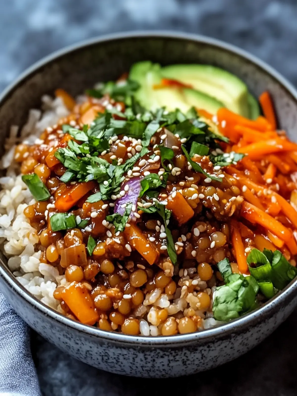 Korean Lentils Vegan Bulgogi: Flavorful & Easy Comfort Food 2 Korean Lentils Vegan Bulgogi