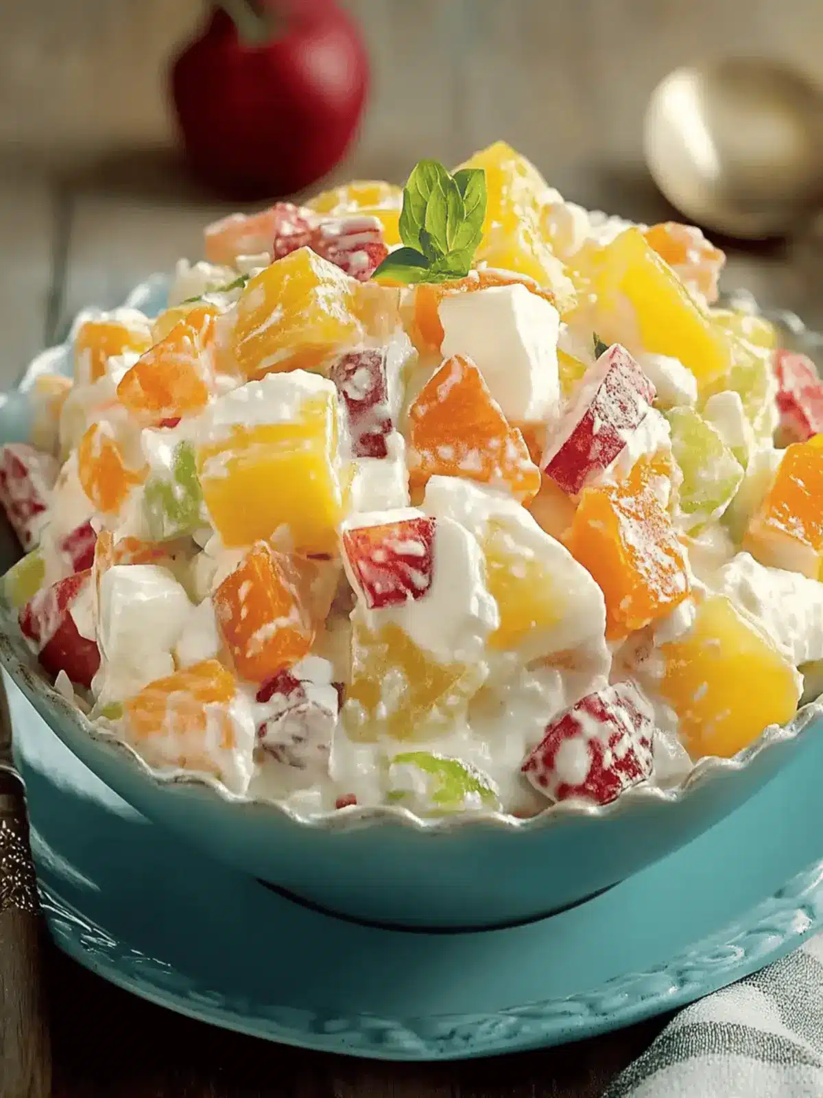 Irresistible Fresh Ambrosia Salad Recipe for Any Gathering 3 Fresh Ambrosia Salad Recipe