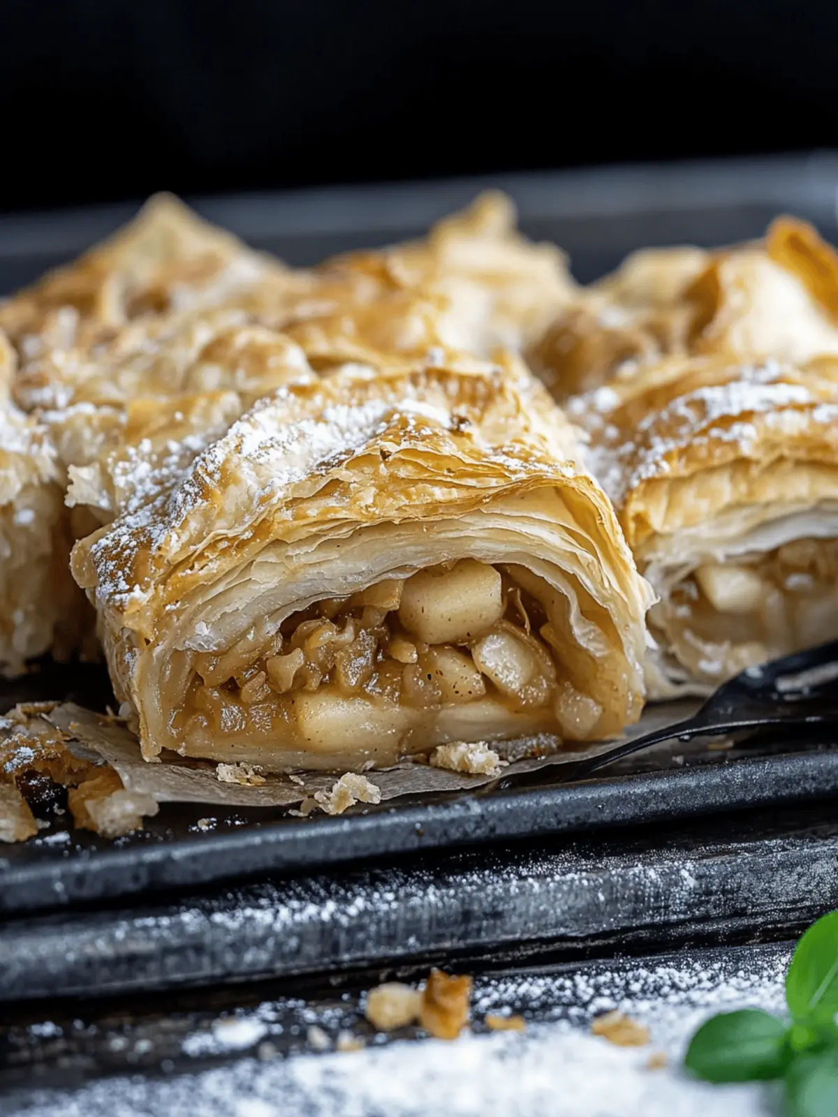 Flaky Apple Strudel Recipe for Quick Homemade Delight 4 Apple Strudel Recipe