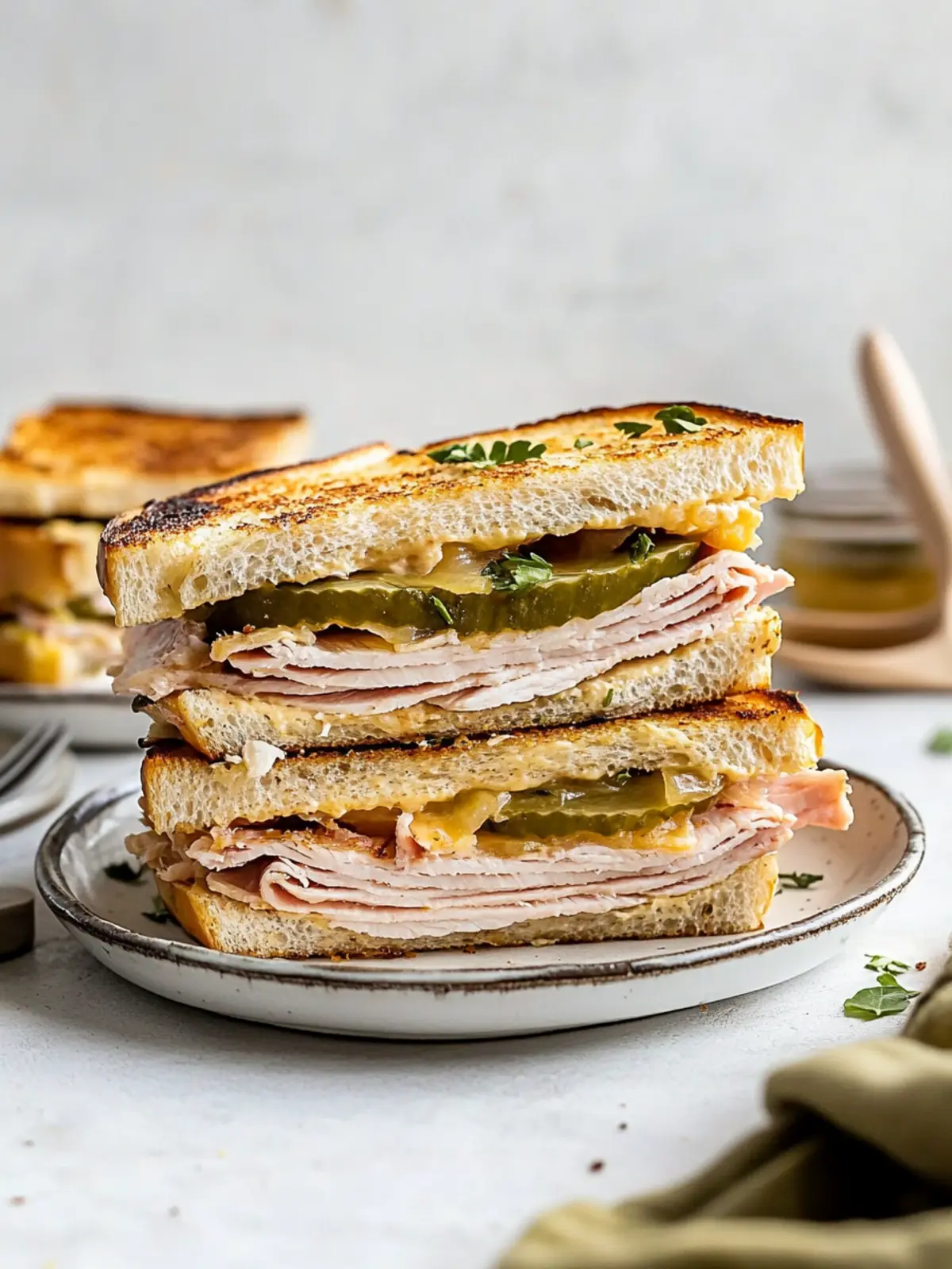 Delicious Turkey Cuban Sandwich: Perfect for Thanksgiving Leftovers 3 Turkey Cuban Sandwich