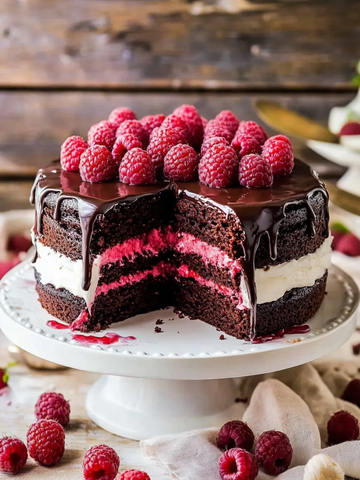 Decadent Chocolate Raspberry Cake for Every Celebration 4 Chocolate Raspberry Cake