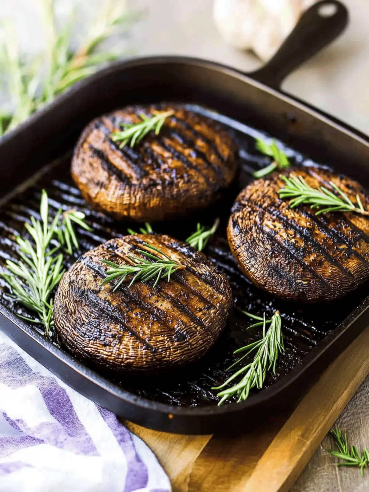 Grilled Portobello Mushrooms for Flavor-Packed Meatless Meals 3 Grilled Portobello Mushrooms