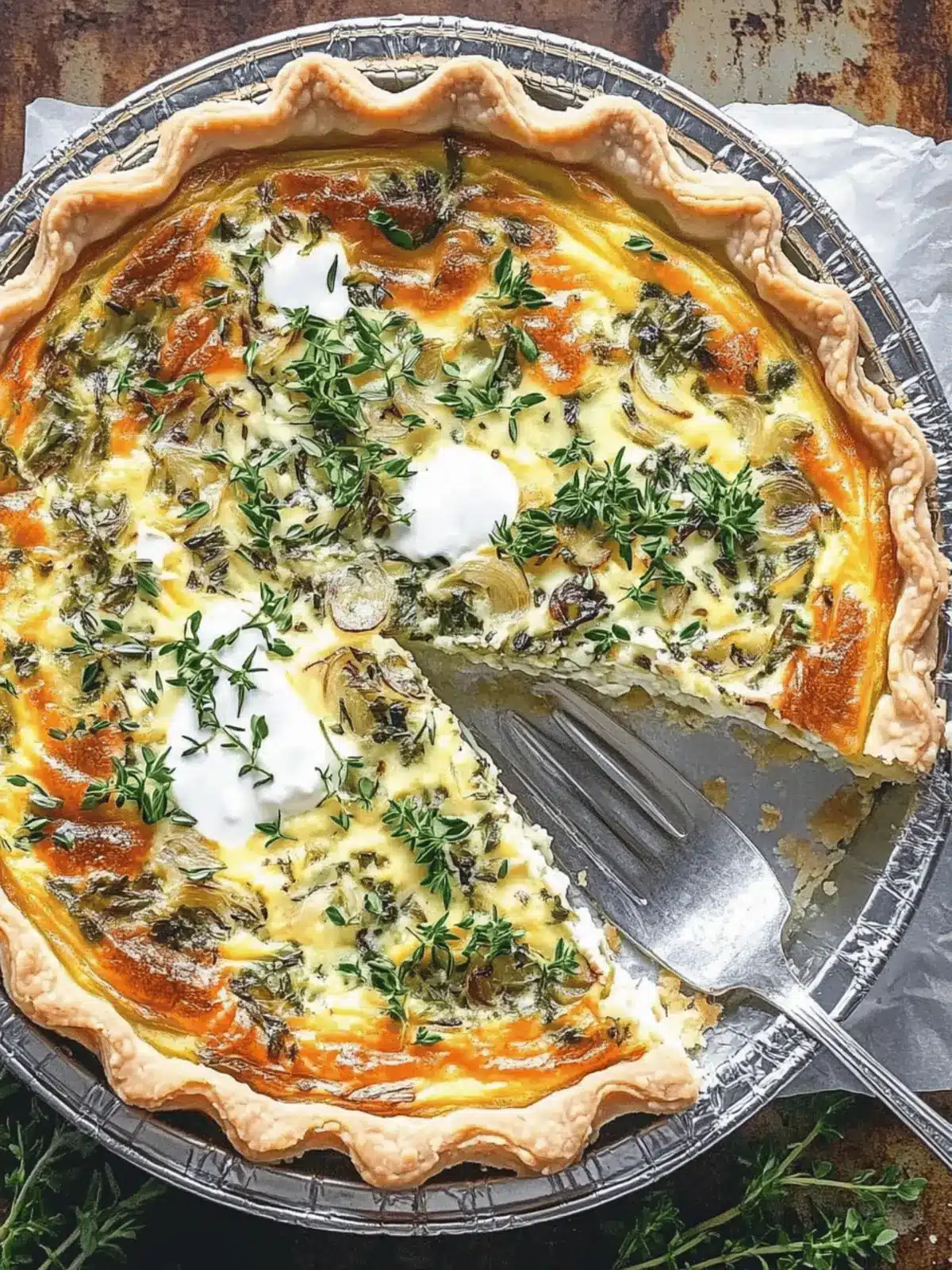 Sweet Onion and Herb Quiche: A Delightful Brunch Treat 3 Sweet Onion and Herb Quiche