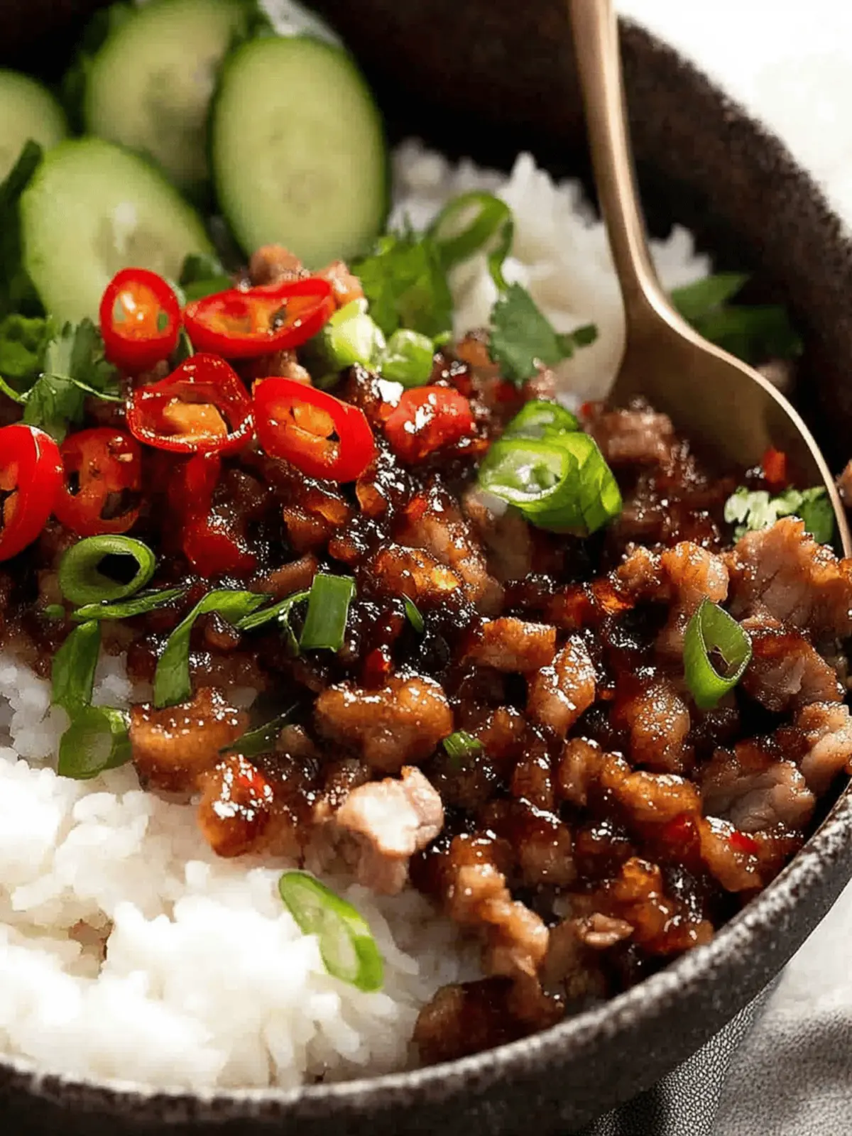 Savory Vietnamese Caramelised Pork Bowls in 20 Minutes 4 Vietnamese Caramelised Pork Bowls