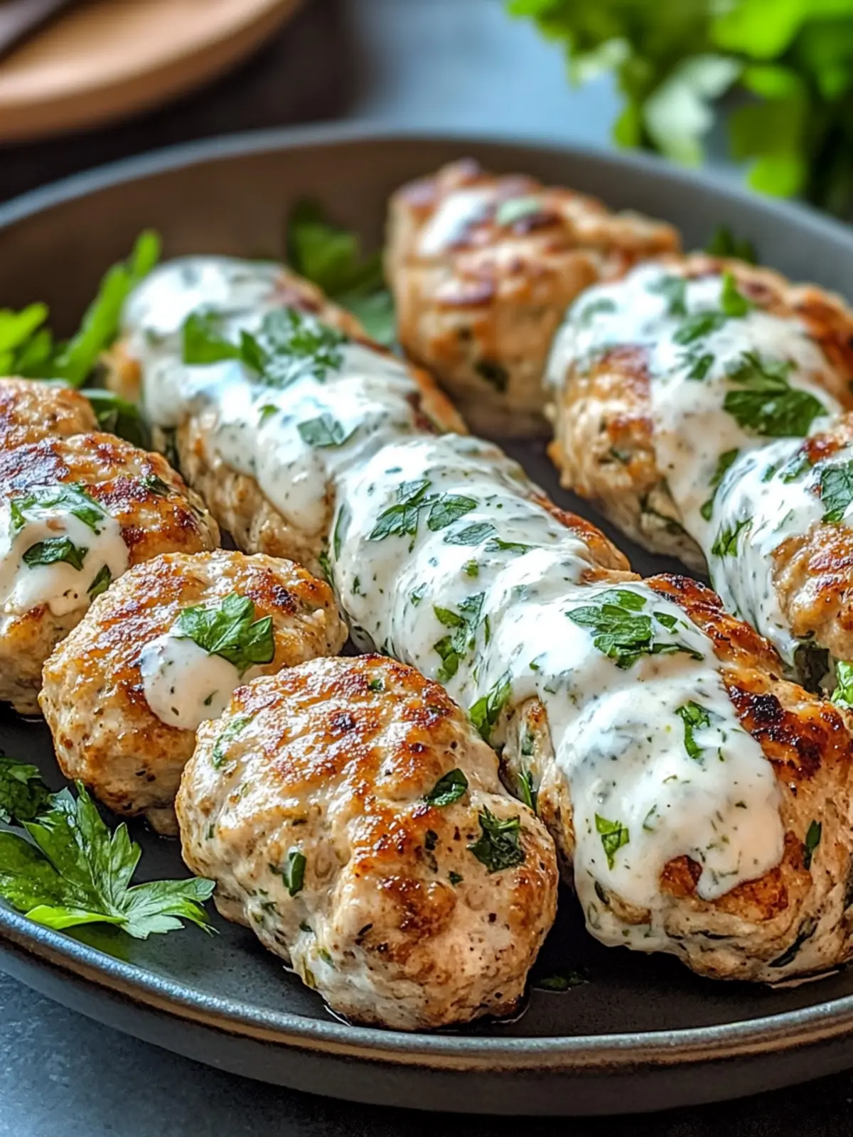 Savor Homemade Chicken Kofta with Garlic Yogurt Sauce Recipe 2 Chicken Kofta with Garlic Yogurt Sauce Recipe: A Must-Try!