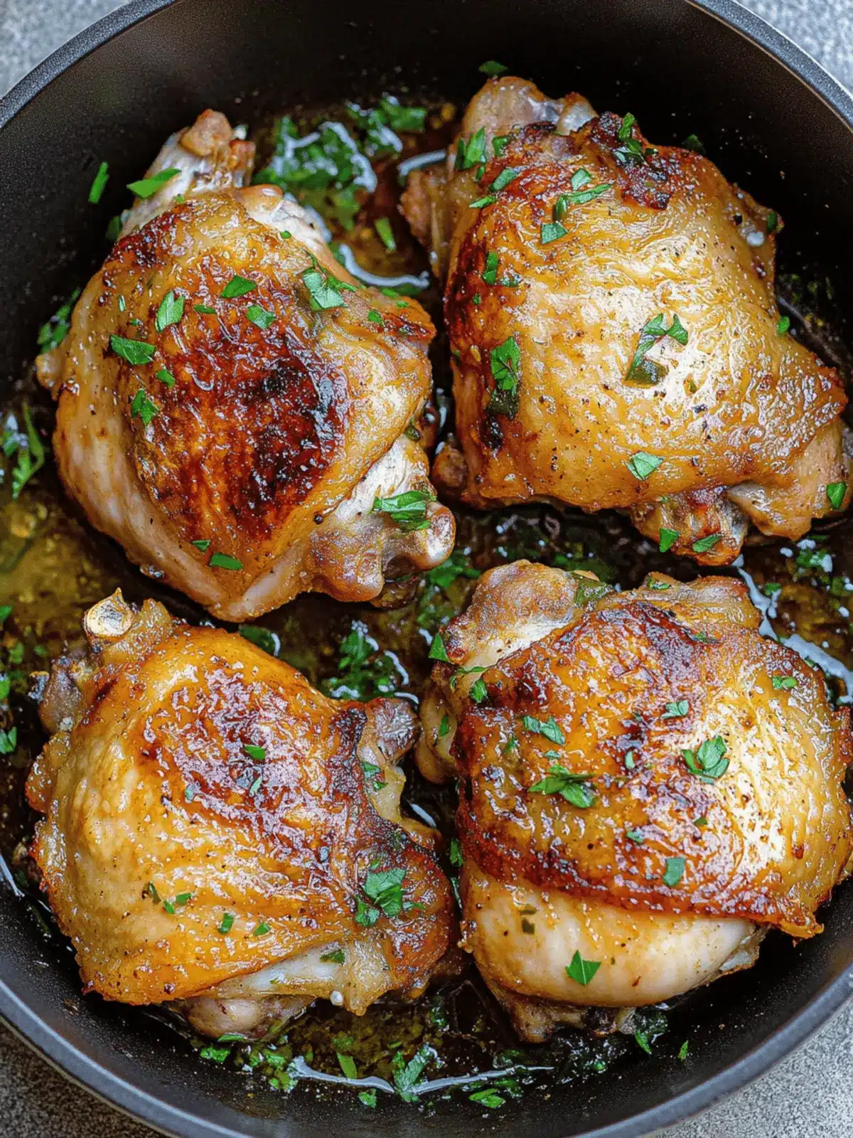 Savory Pan-Seared Chicken Thighs Ready in 30 Minutes 2 Pan-Seared Chicken Thighs (30 Minutes!)