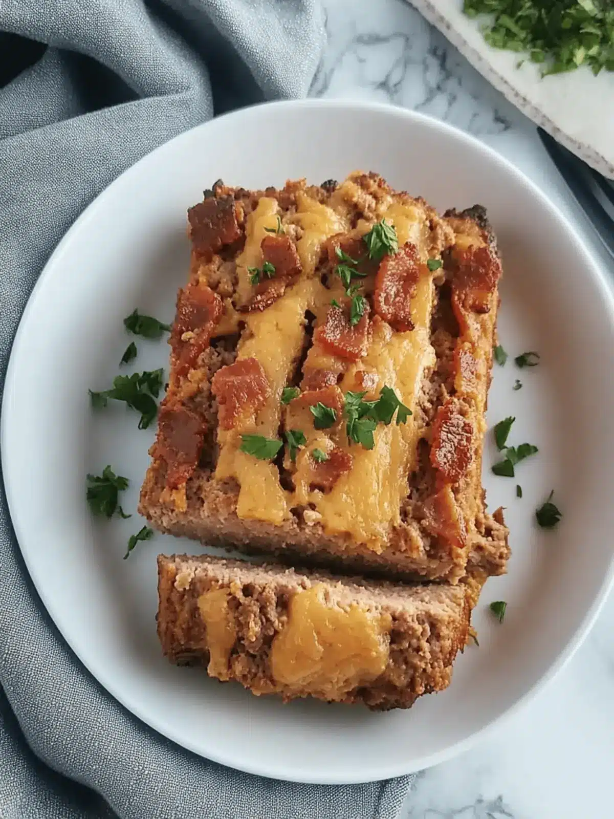 Cheesy Bacon Keto Meatloaf: Ultimate Comfort in Every Bite 2 CHEESY BACON KETO MEATLOAF