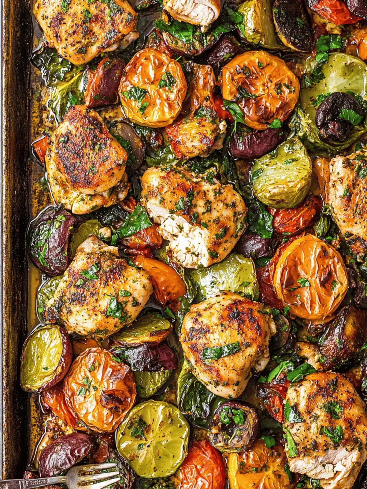 Delicious Greek Sheet-Pan Chicken in Under 45 Minutes 3 Greek Sheet-Pan Chicken