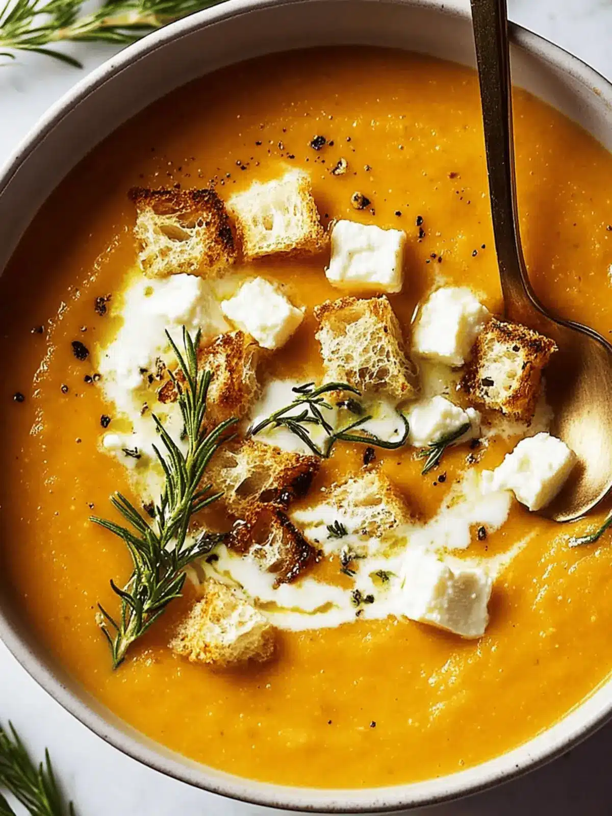 Cozy Baked Feta Soup for Ultimate Comfort on Chilly Days 2 Baked Feta Soup