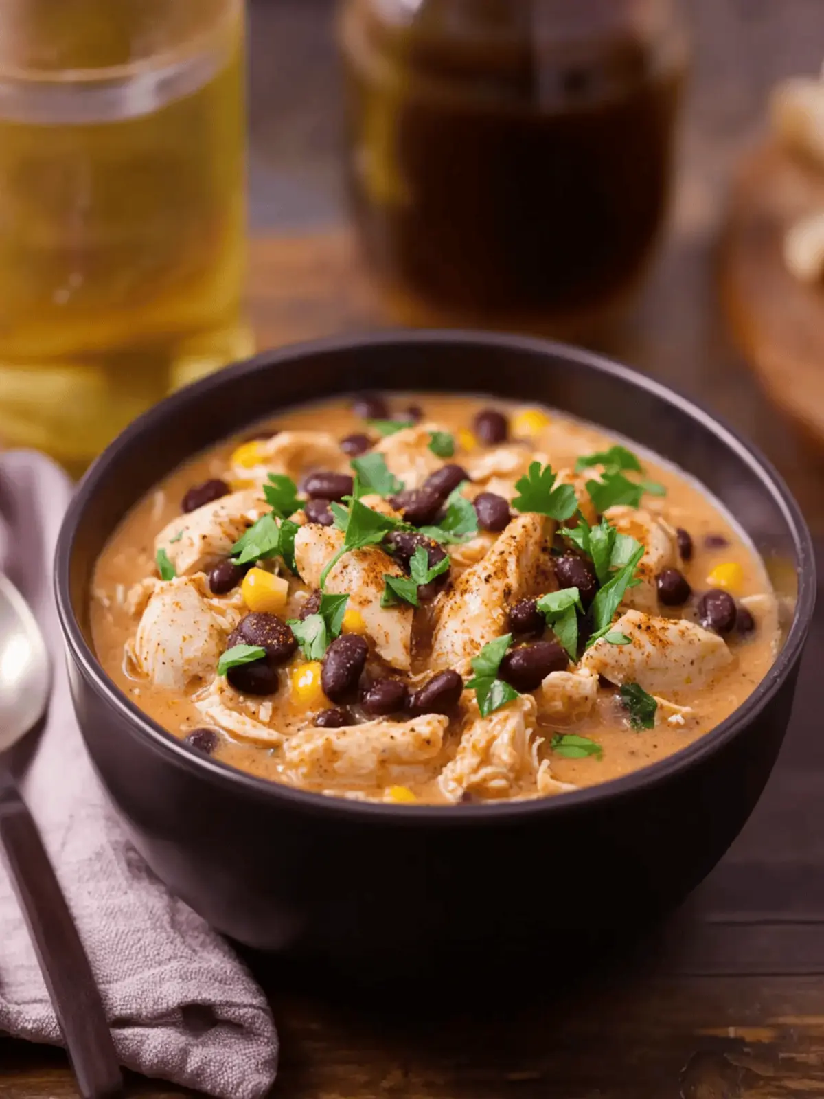 Crock-Pot Chicken With Black Beans & Cream Cheese Bliss 3 Crock-Pot Chicken With Black Beans & Cream Cheese