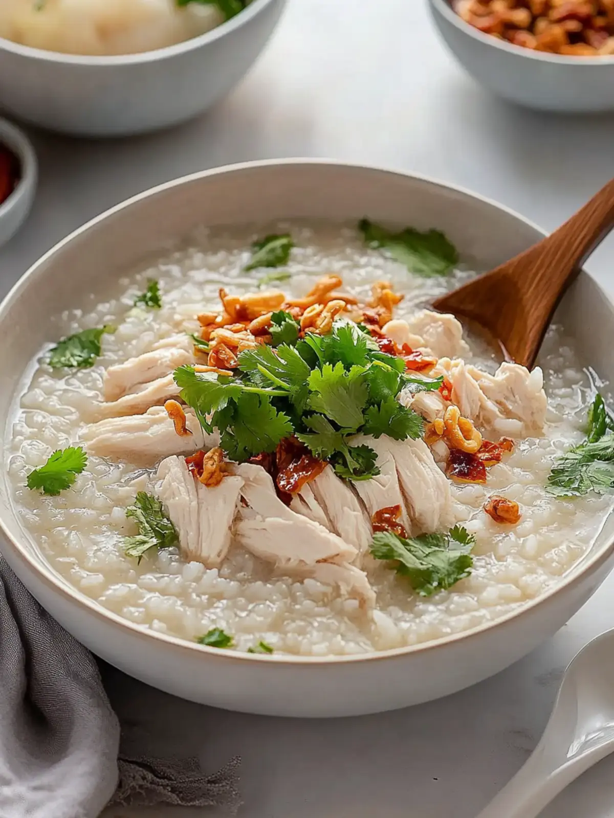 Savor Comfort with Chao Ga: Vietnamese Chicken Rice Porridge 3 Chao Ga (Vietnamese Chicken Rice Porridge)