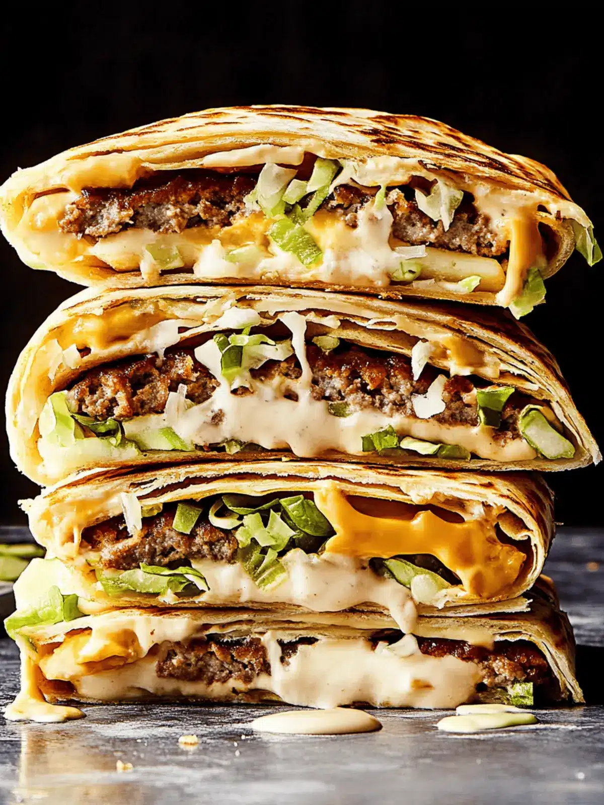 Big Mac Crunchwrap: A Fun Twist on Fast Food Favorites 4 Big Mac Crunchwrap