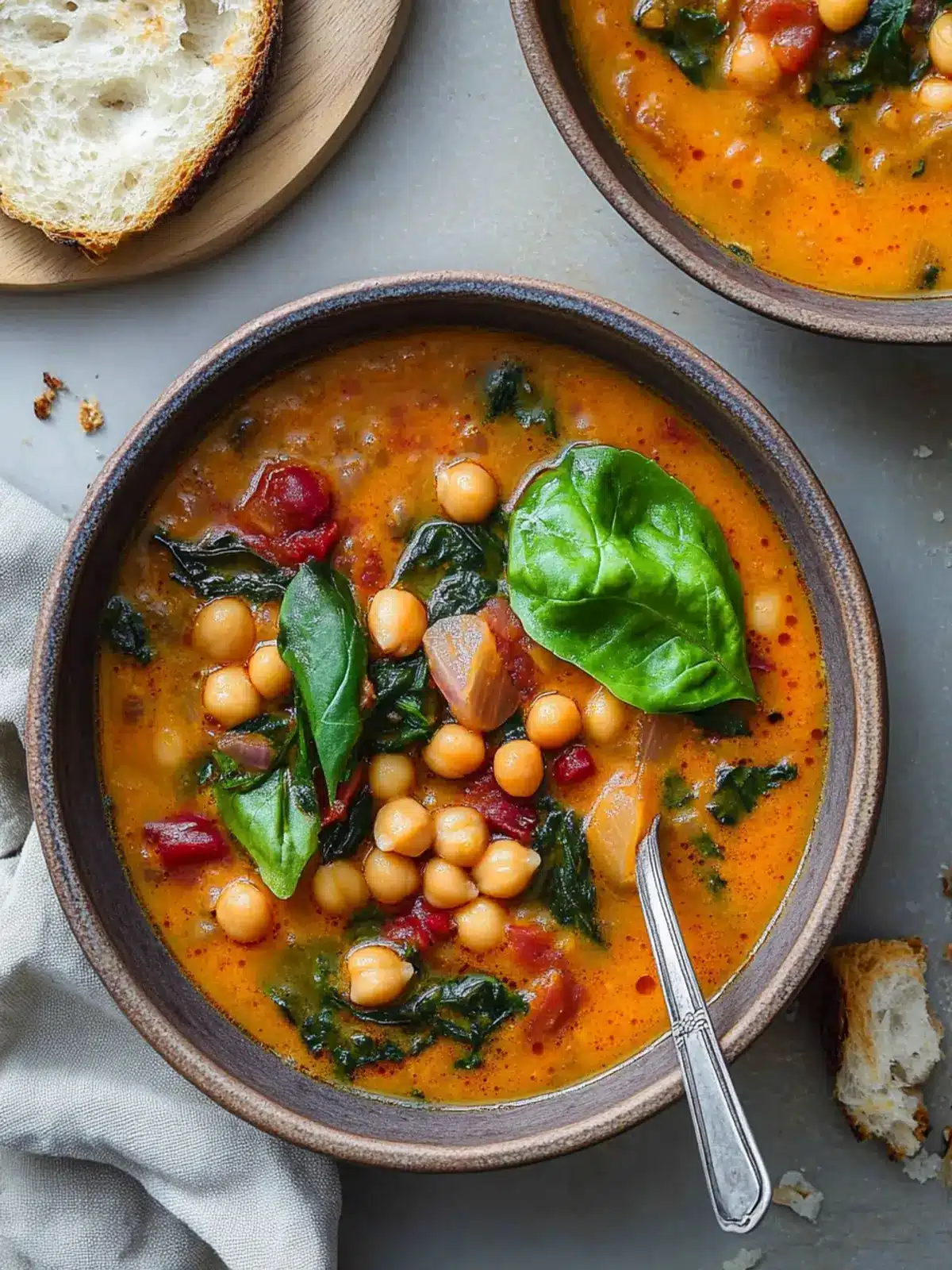 Cozy Tuscan Chickpea Soup - A Vegan Comfort Bowl 3 Tuscan Chickpea Soup